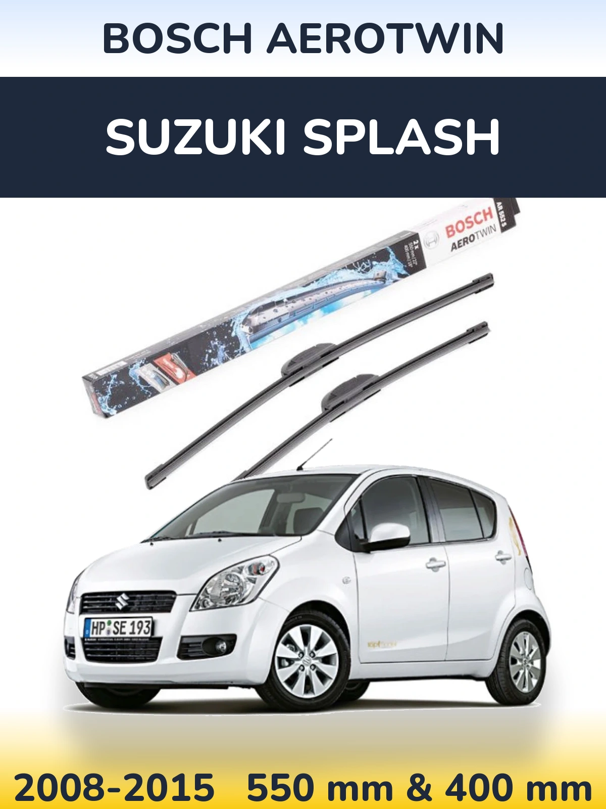 Ștergătoare BOSCH AeroTwin pentru Suzuki Splash
