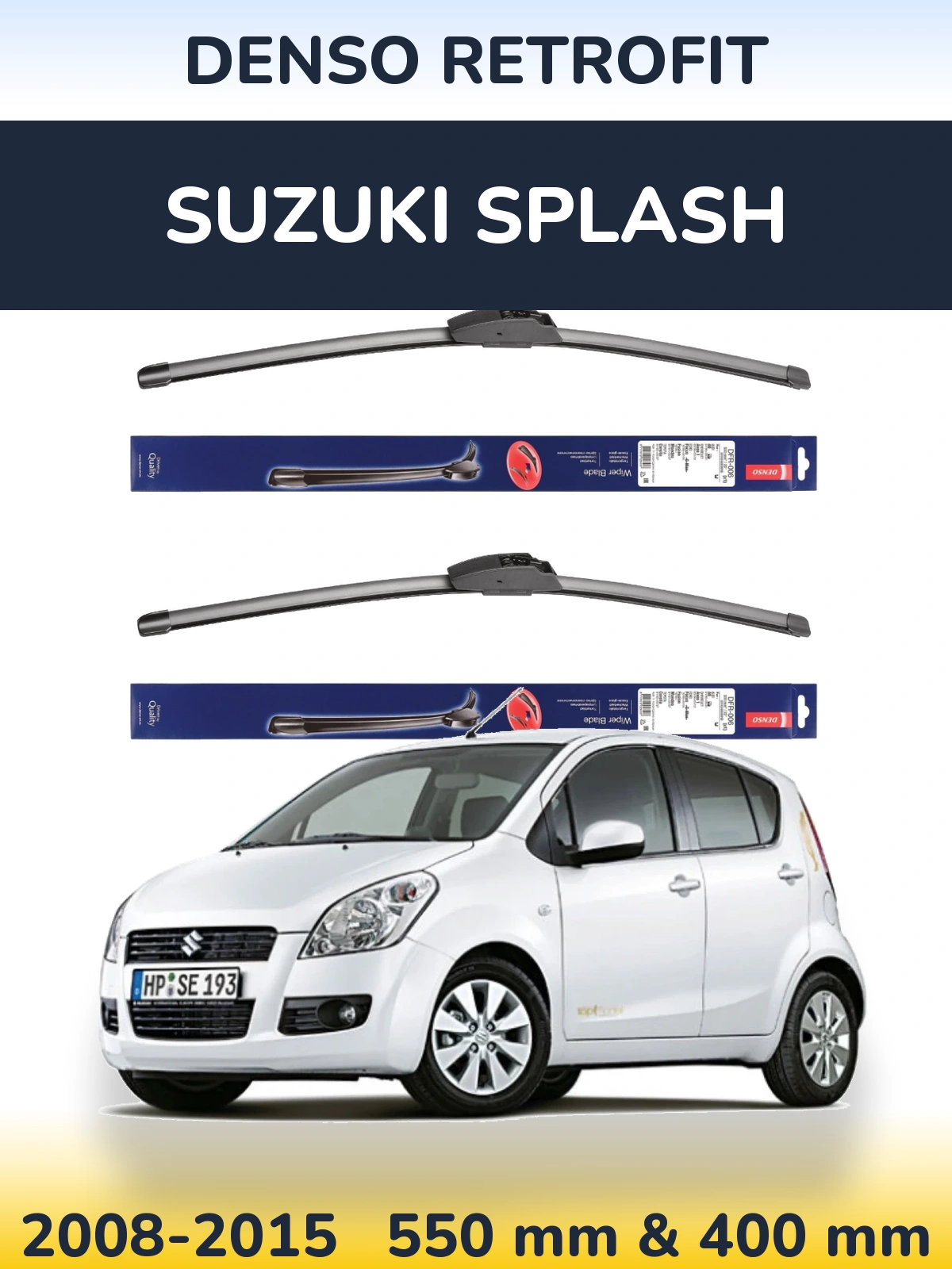 Ștergătoare Denso Retrofit pentru Suzuki Splash