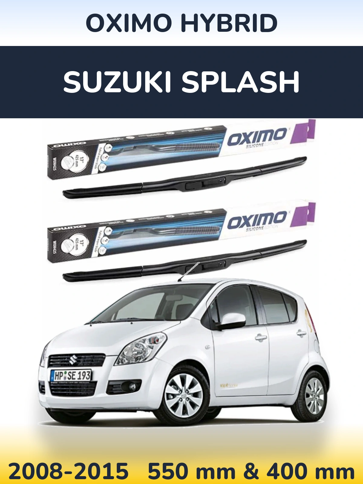 Ștergătoare Oximo Hybrid pentru Suzuki Splash