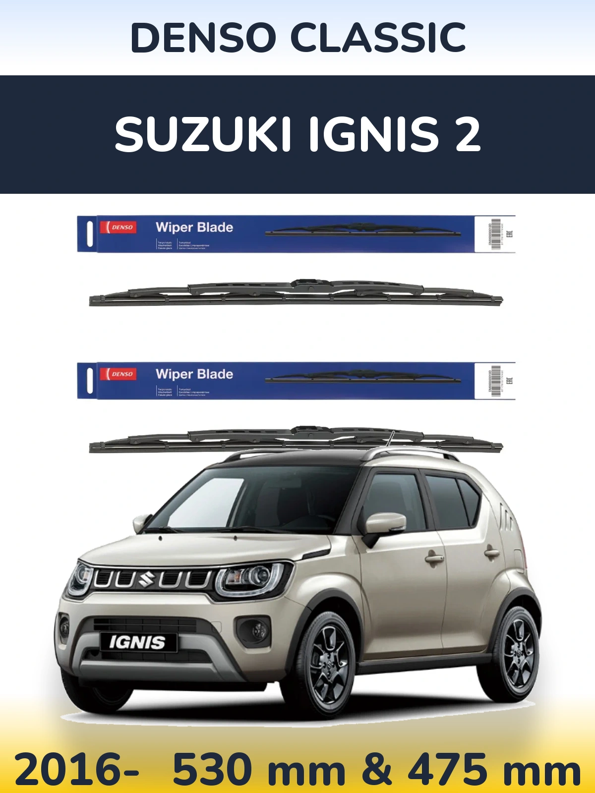 Ștergătoare Denso Classic pentru Suzuki Ignis 2