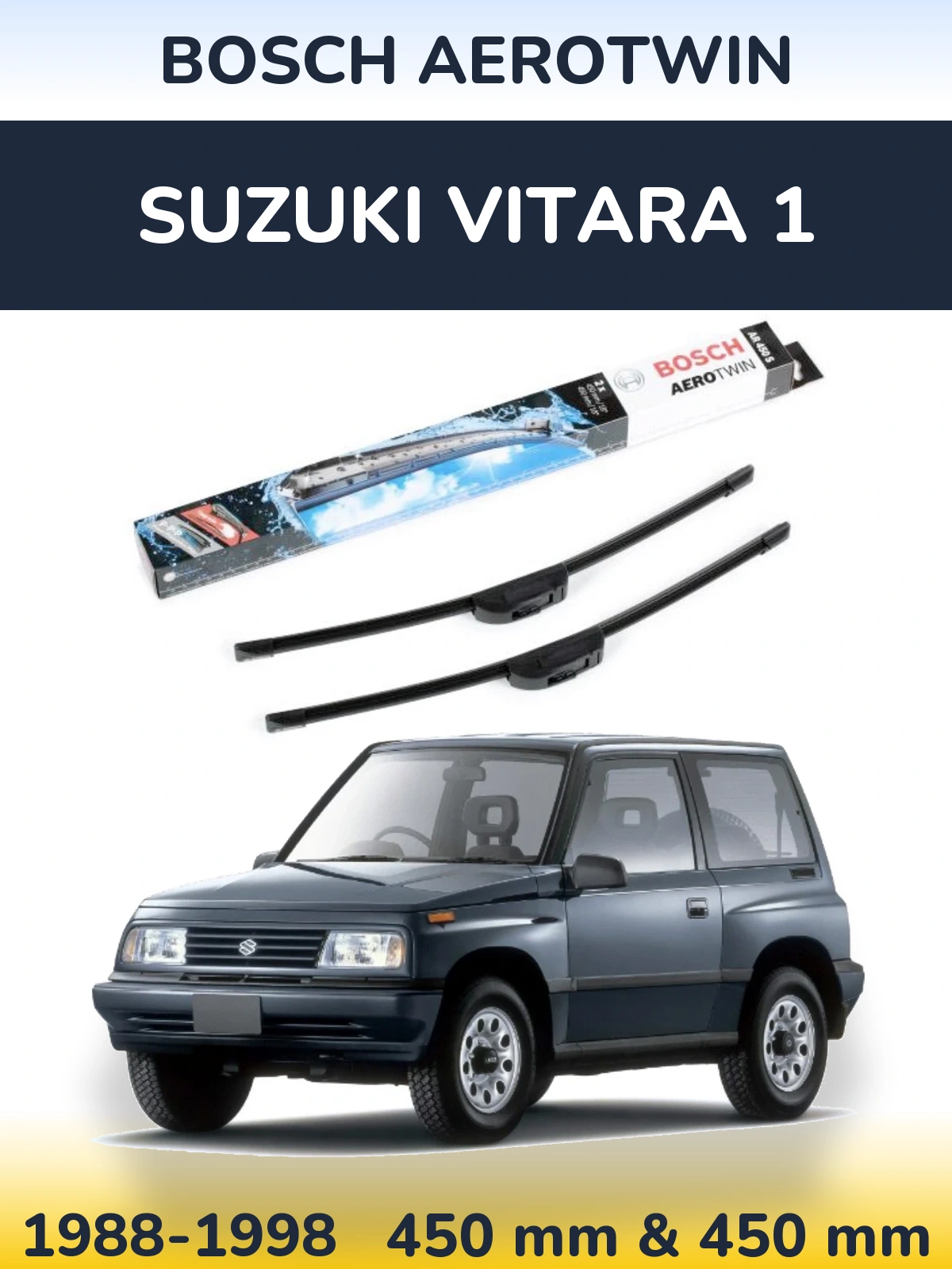 Ștergătoare BOSCH AeroTwin pentru Suzuki Vitara 1