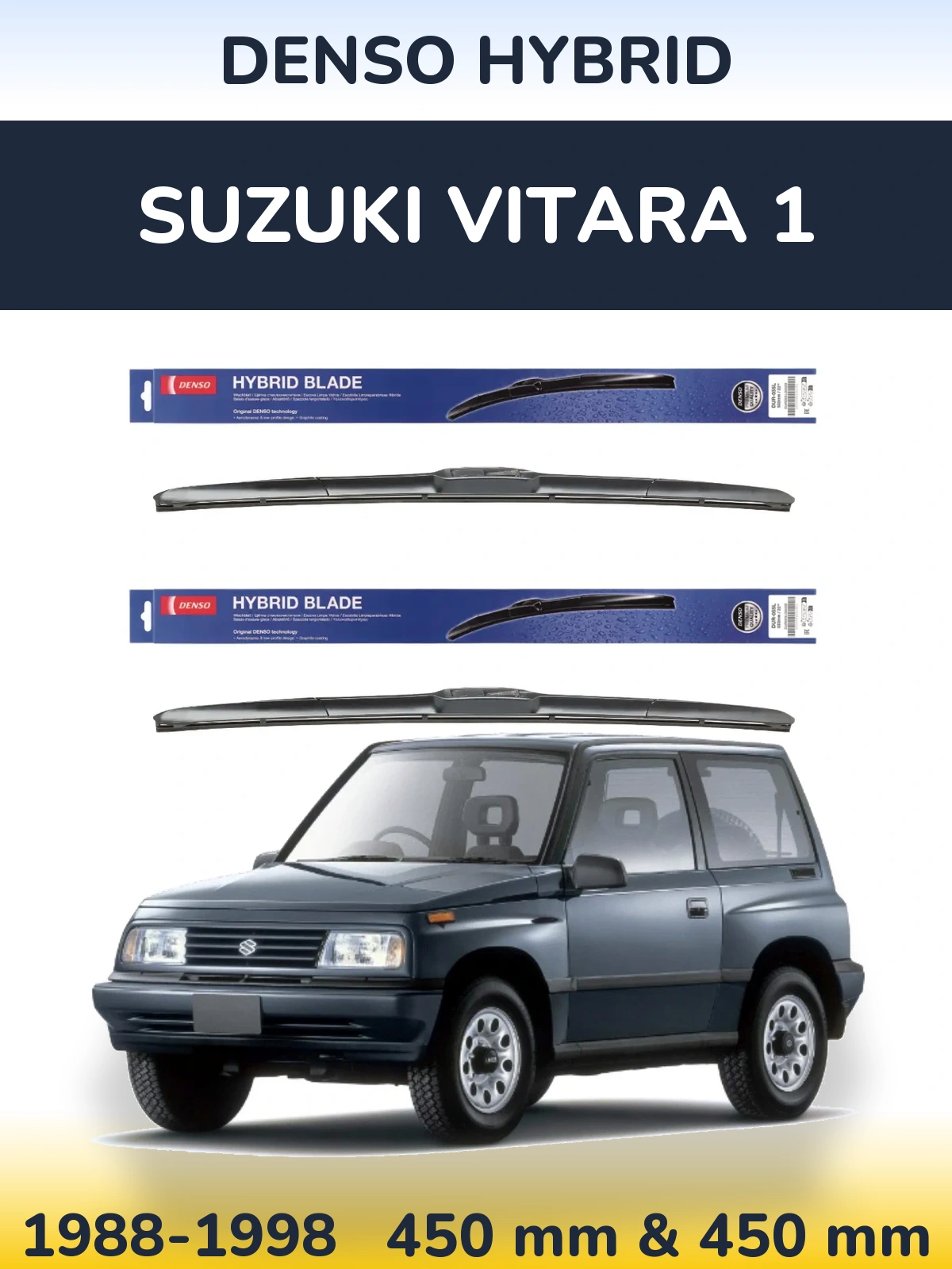 Ștergătoare Denso Hybrid pentru Suzuki Vitara 1