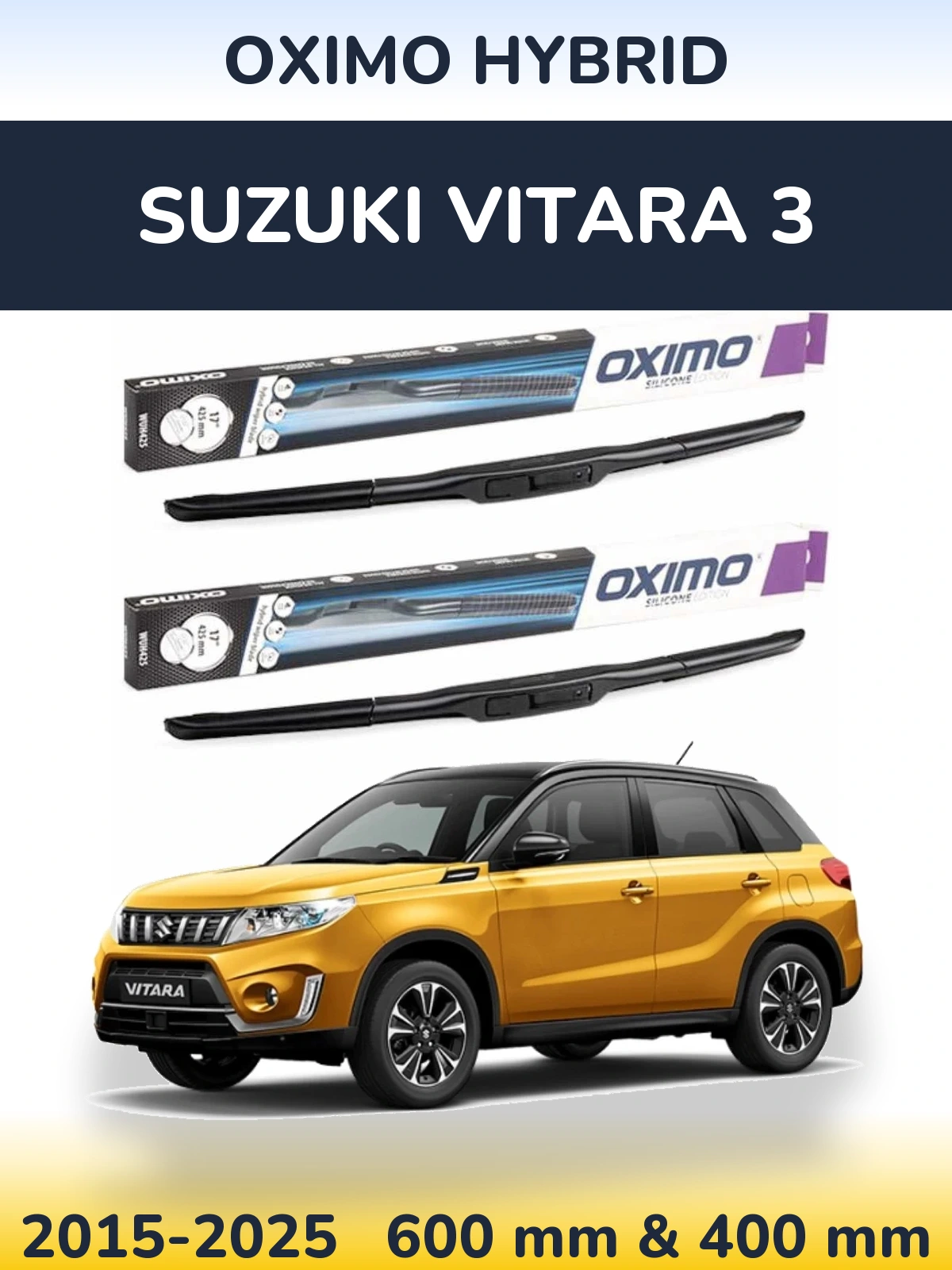 Ștergătoare Oximo Hybrid pentru Suzuki Vitara 3
