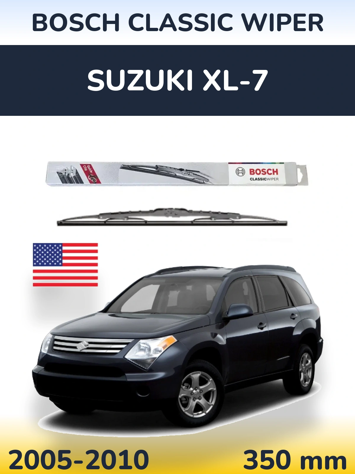 Ștergătoare BOSCH Classic Wiper pentru Suzuki XL-7