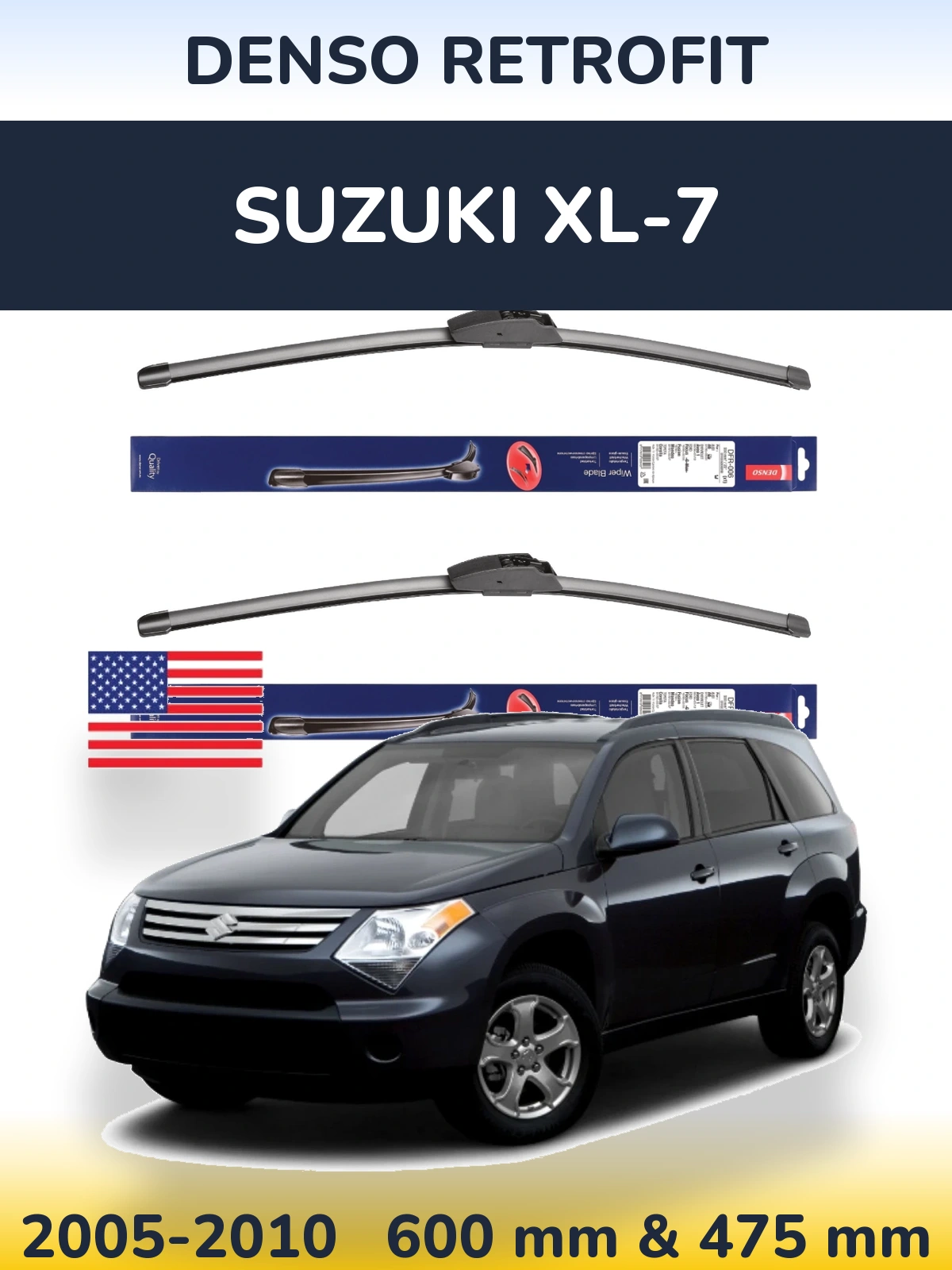 Ștergătoare Denso Retrofit pentru Suzuki XL-7