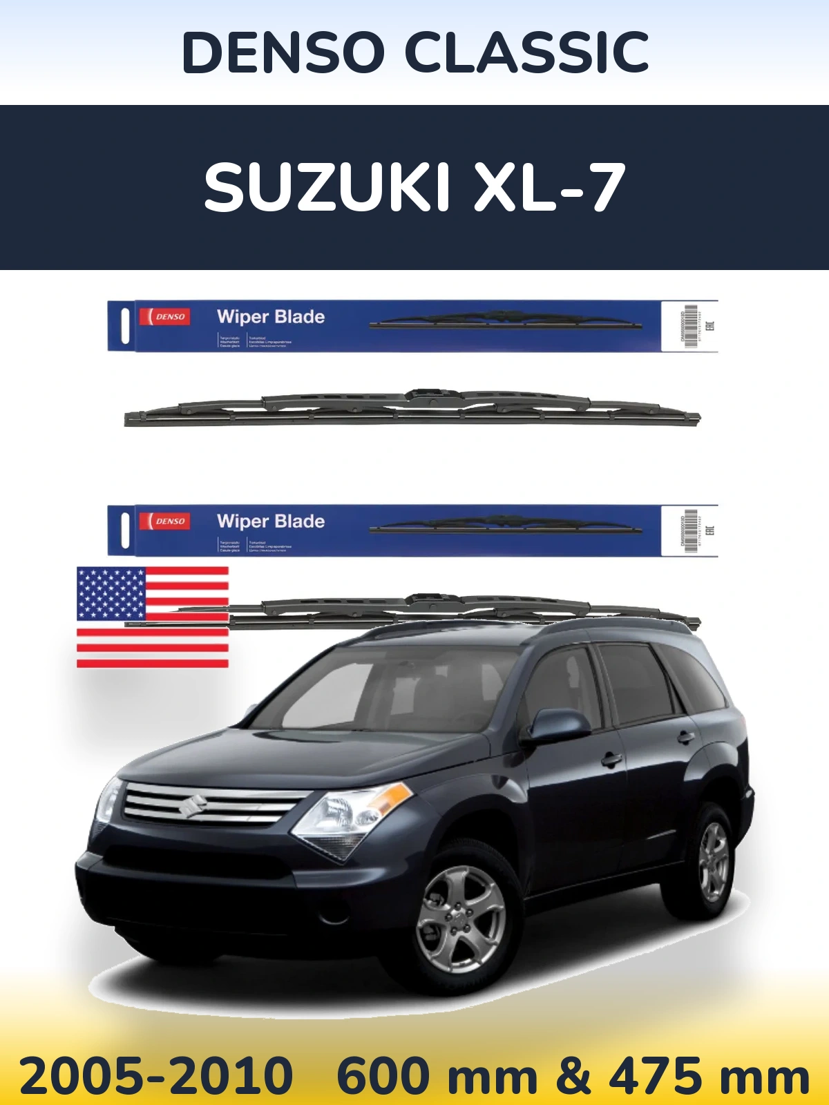 Ștergătoare Denso Classic pentru Suzuki XL-7