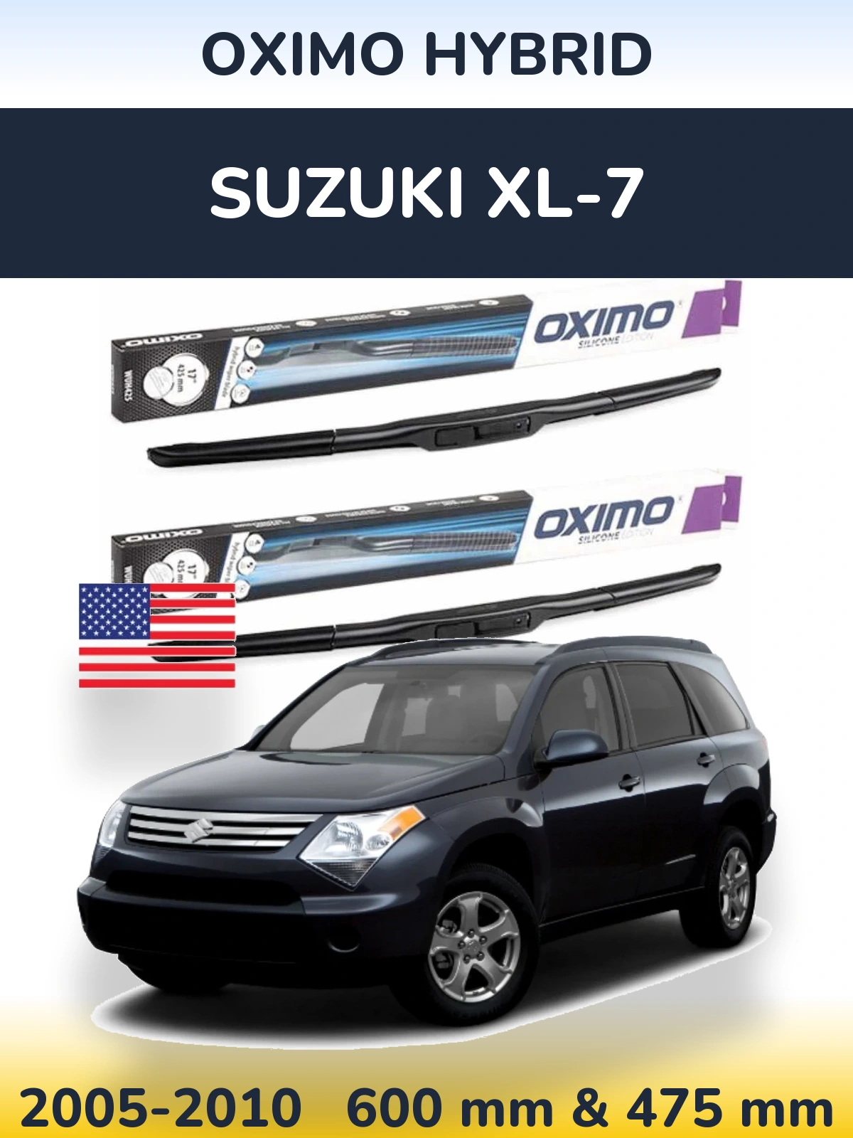 Ștergătoare Oximo Hybrid pentru Suzuki XL-7
