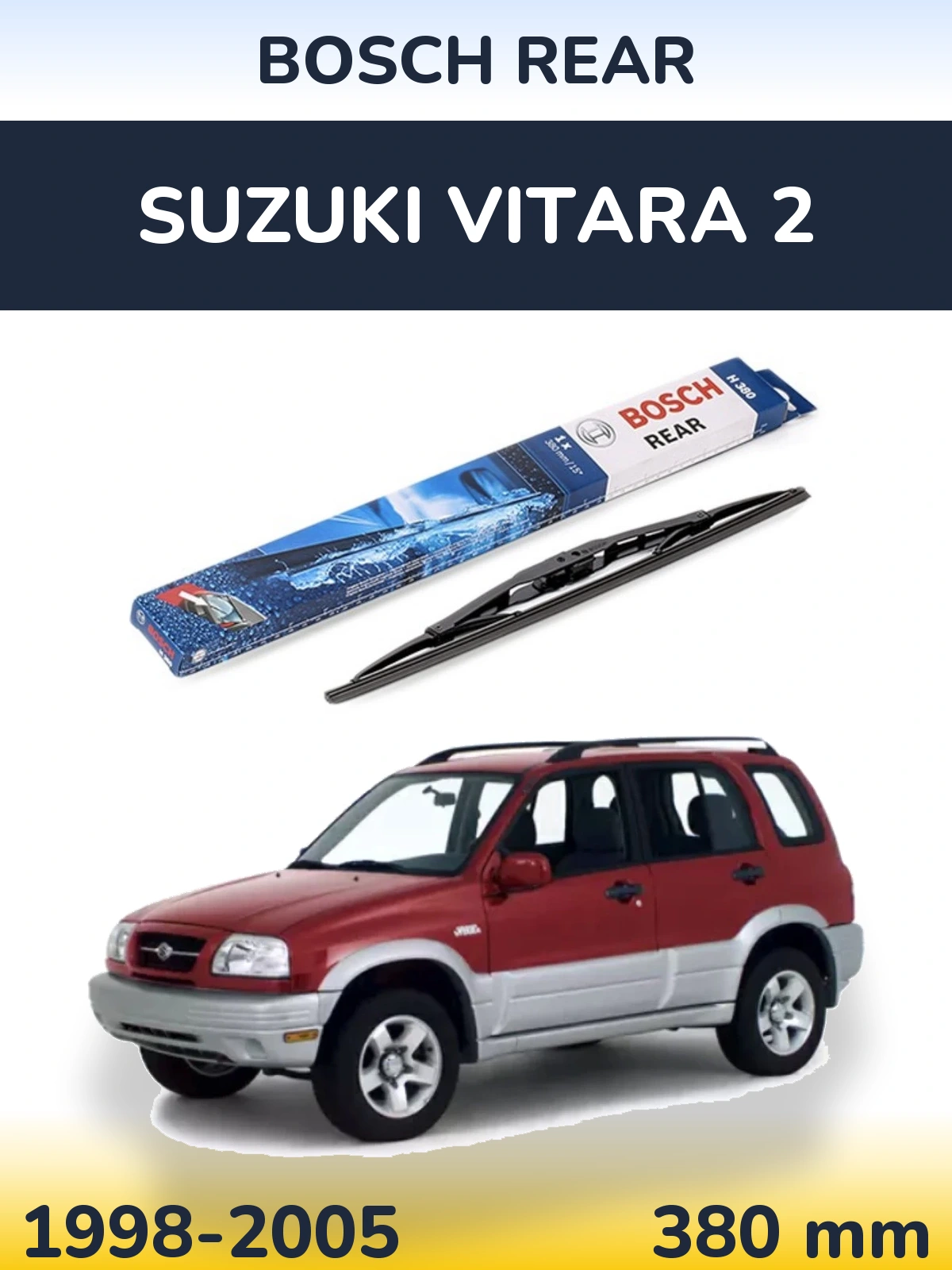 Ștergătoare BOSCH Rear pentru Suzuki Vitara 2