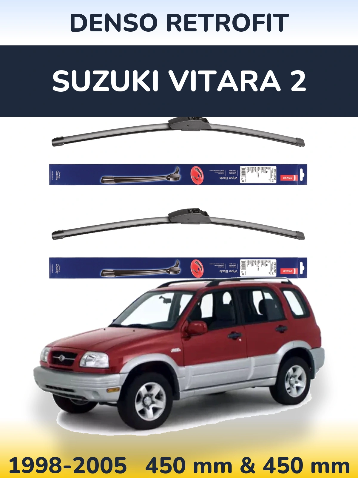 Ștergătoare Denso Retrofit pentru Suzuki Vitara 2