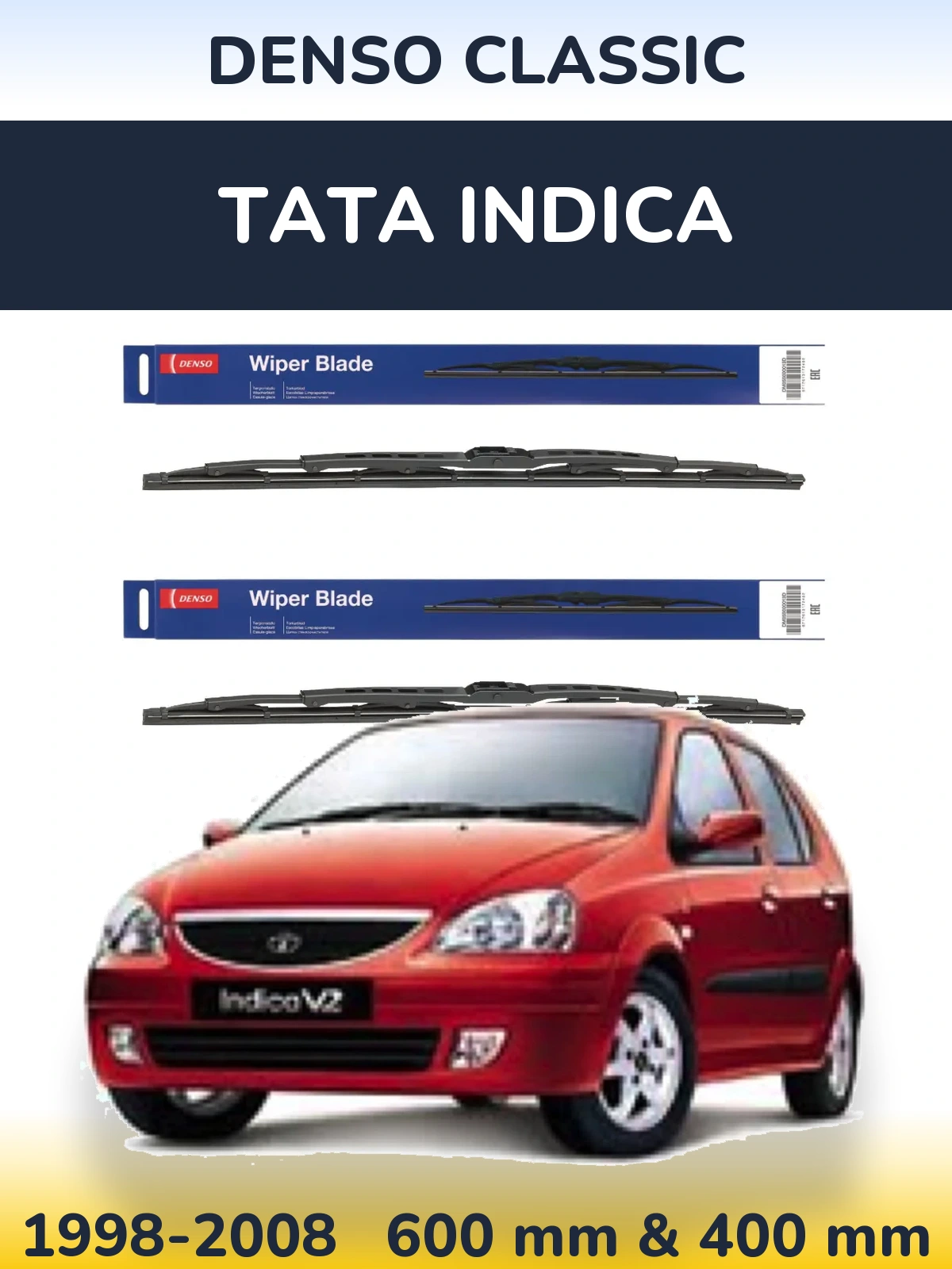 Ștergătoare Denso Classic pentru Tata Indica