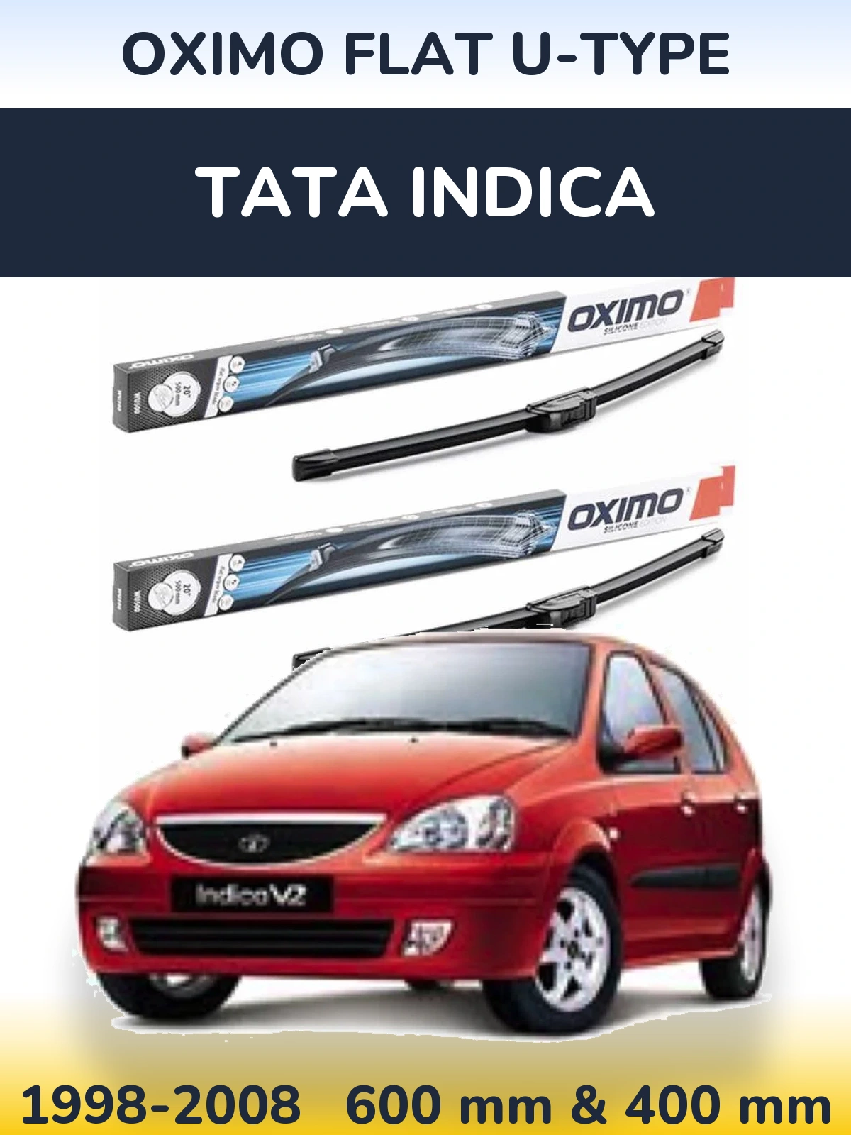Ștergătoare Oximo Flat U-type pentru Tata Indica