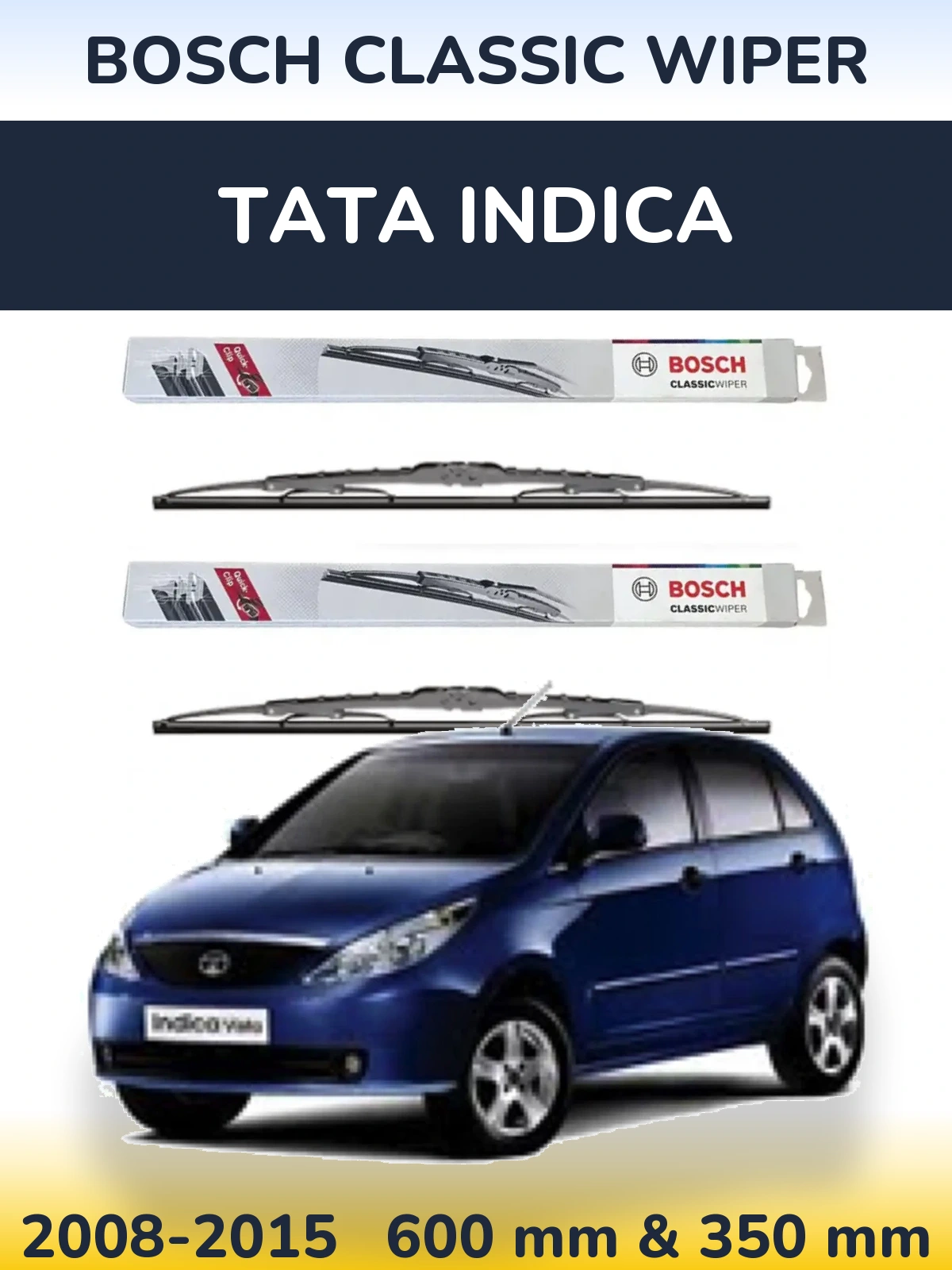 Ștergătoare BOSCH Classic Wiper pentru Tata Indica