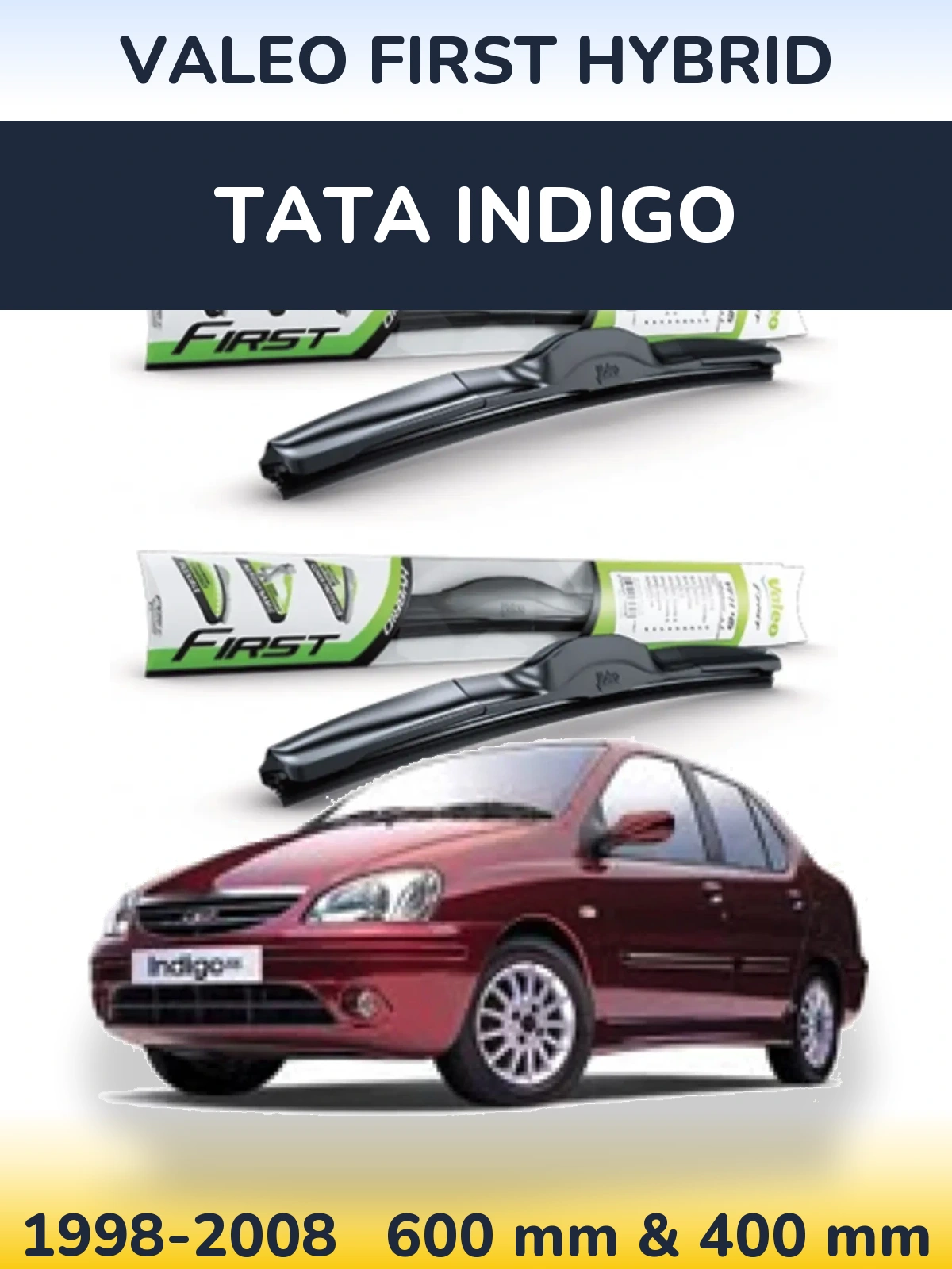 Ștergătoare Valeo First Hybrid pentru Tata Indigo
