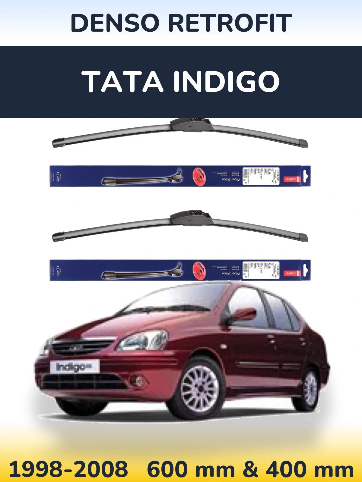 Ștergătoare Denso Retrofit pentru Tata Indigo