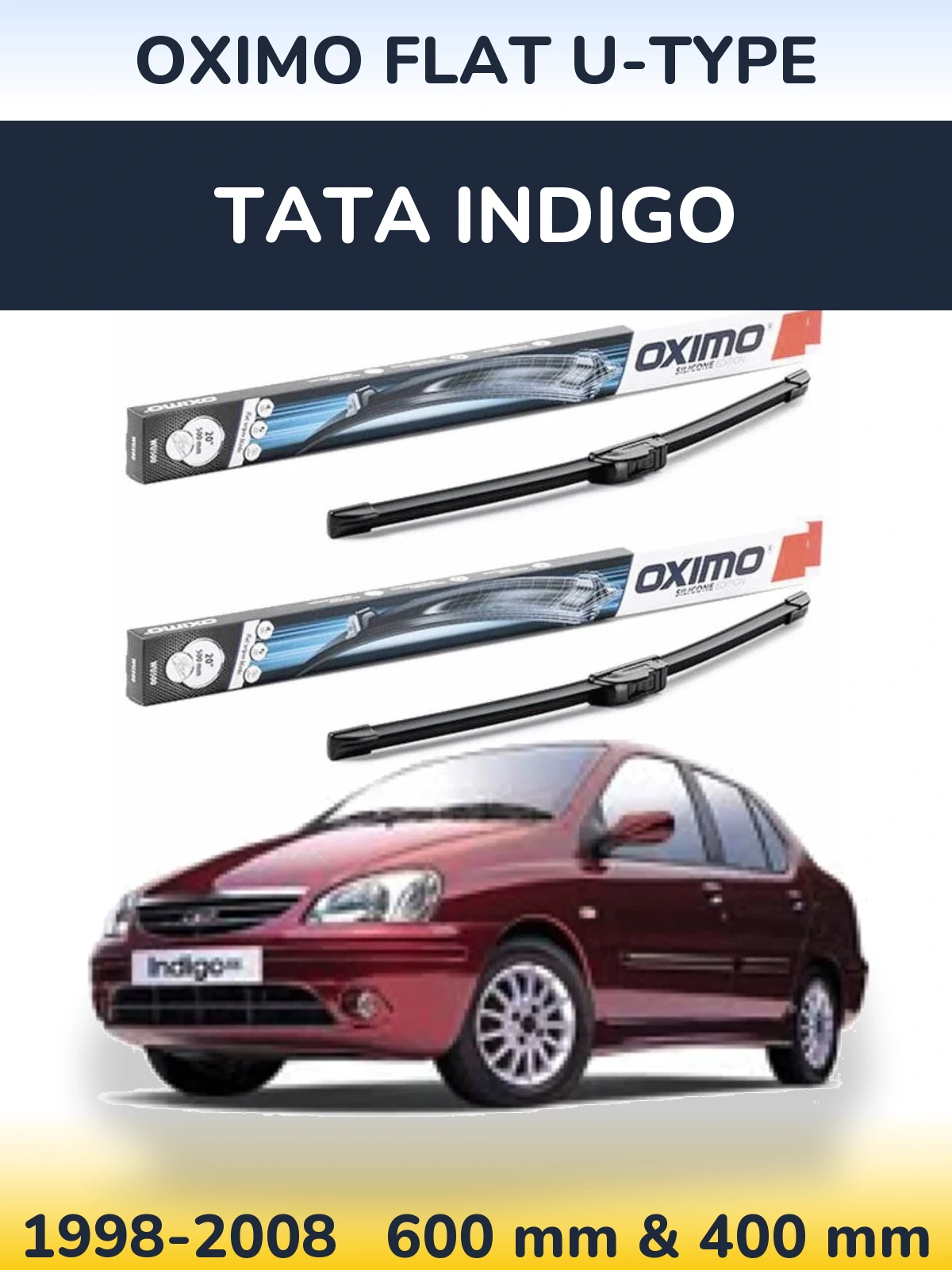 Ștergătoare Oximo Flat U-type pentru Tata Indigo