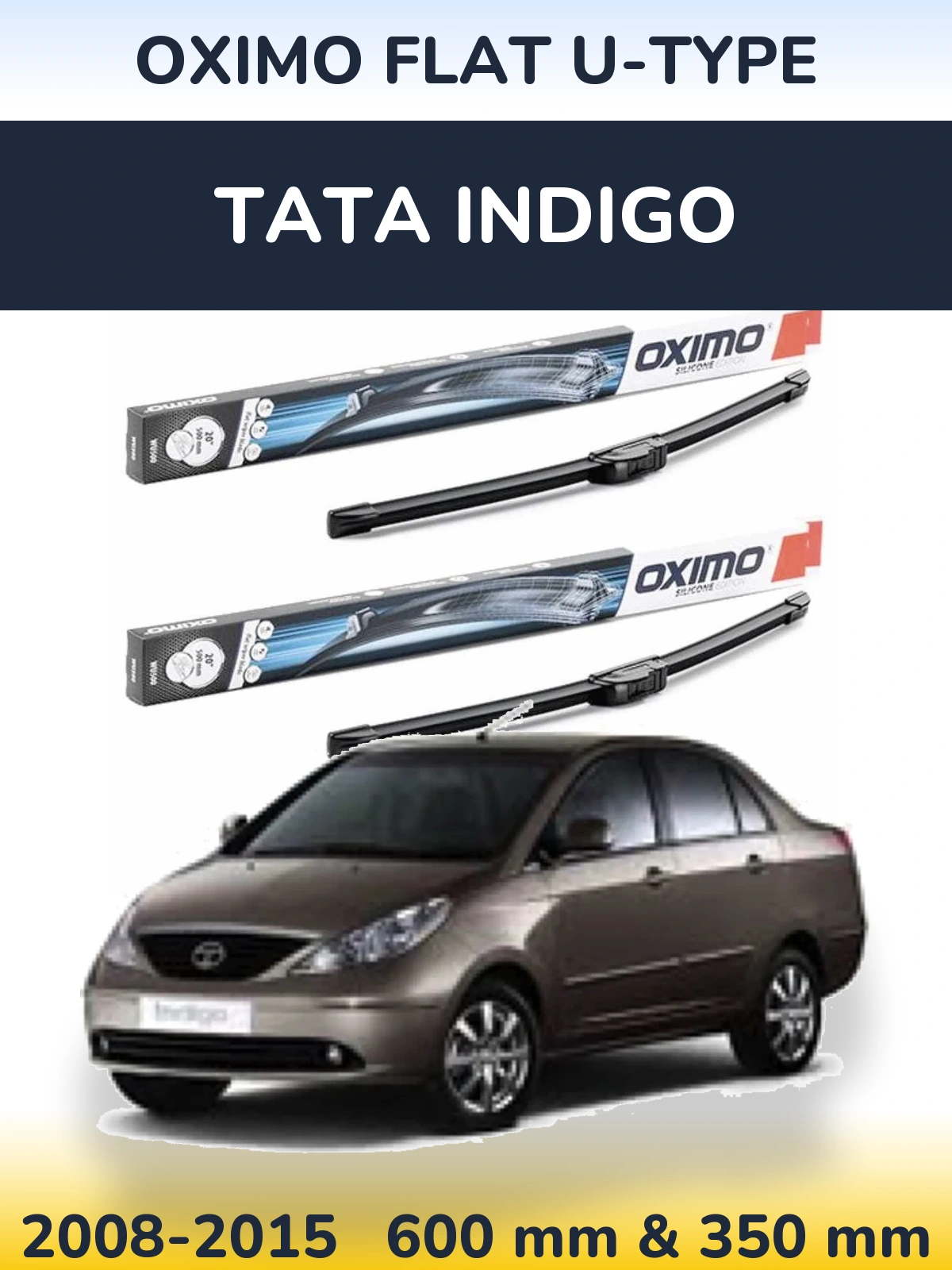 Ștergătoare Oximo Flat U-type pentru Tata Indigo