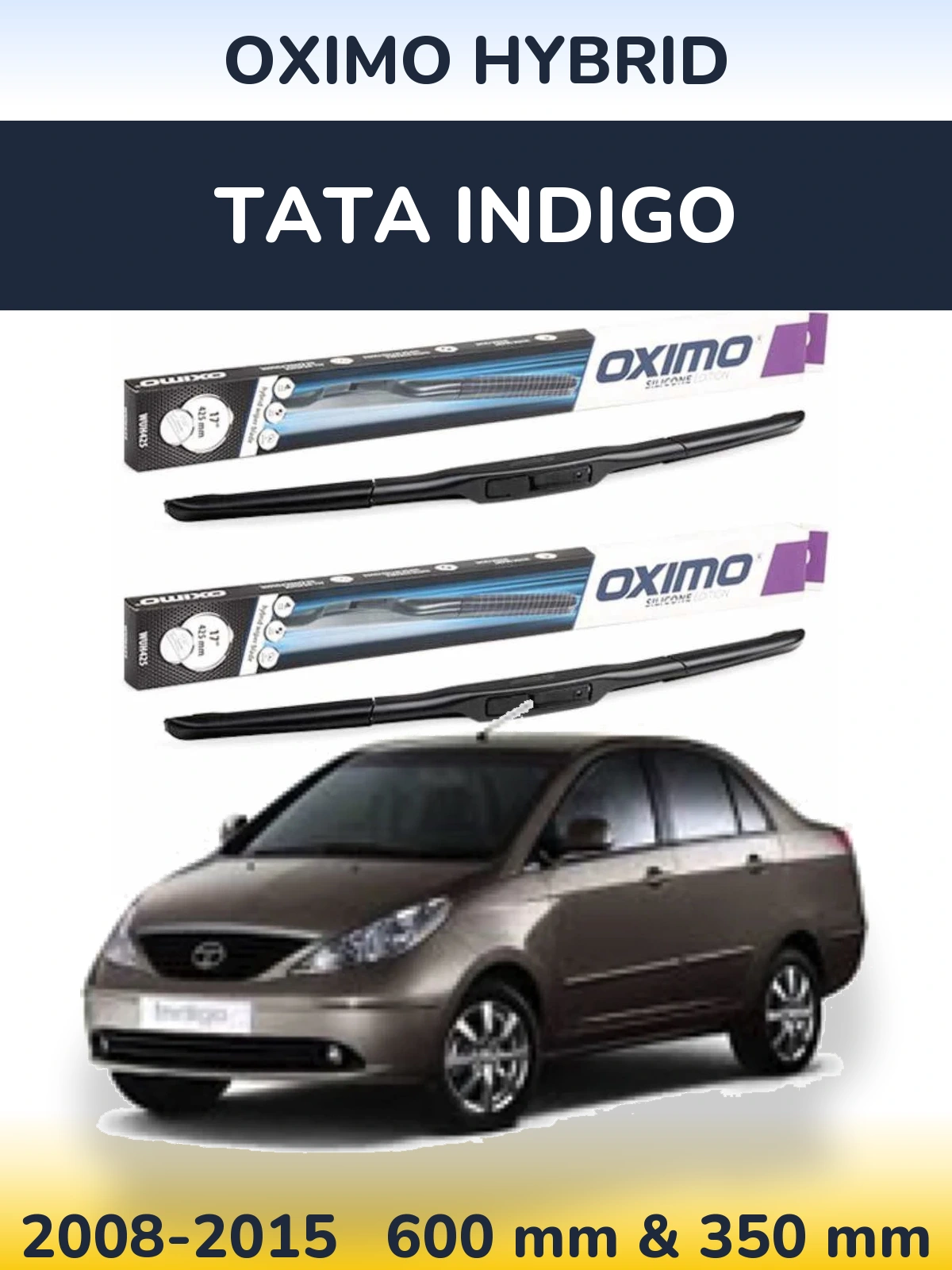 Ștergătoare Oximo Hybrid pentru Tata Indigo
