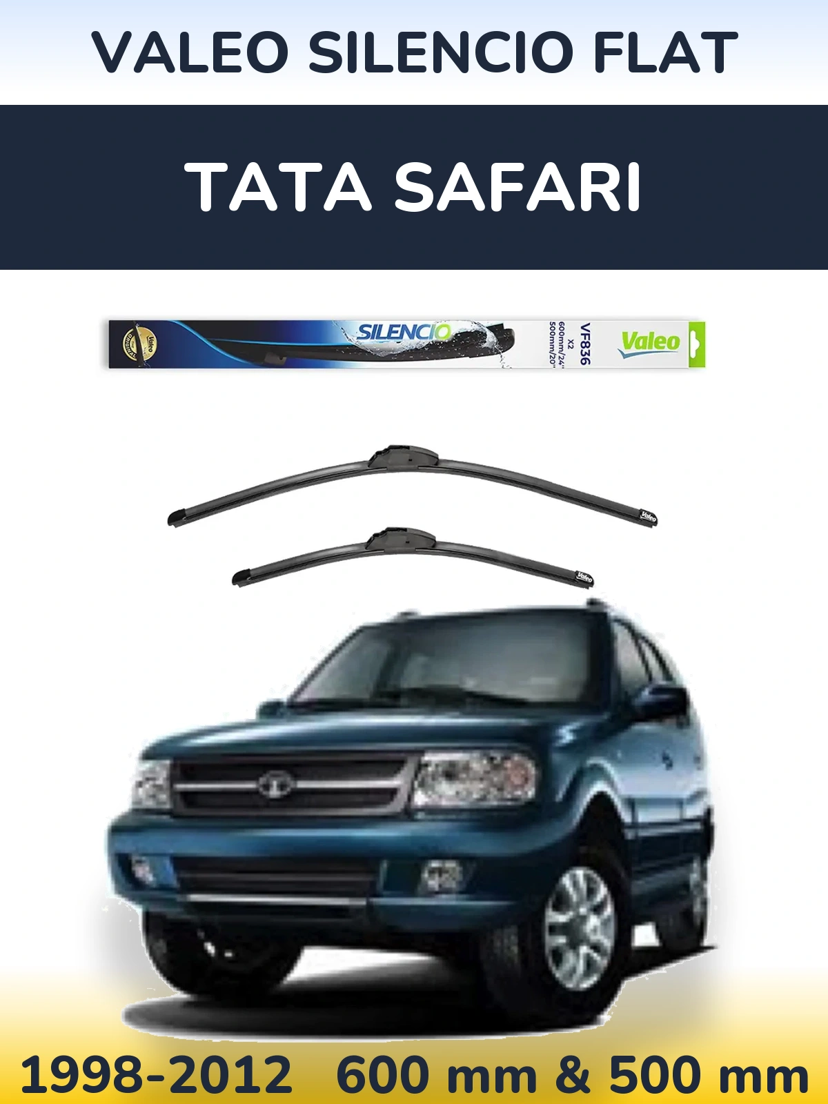 Ștergătoare Valeo Silencio Flat pentru Tata Safari
