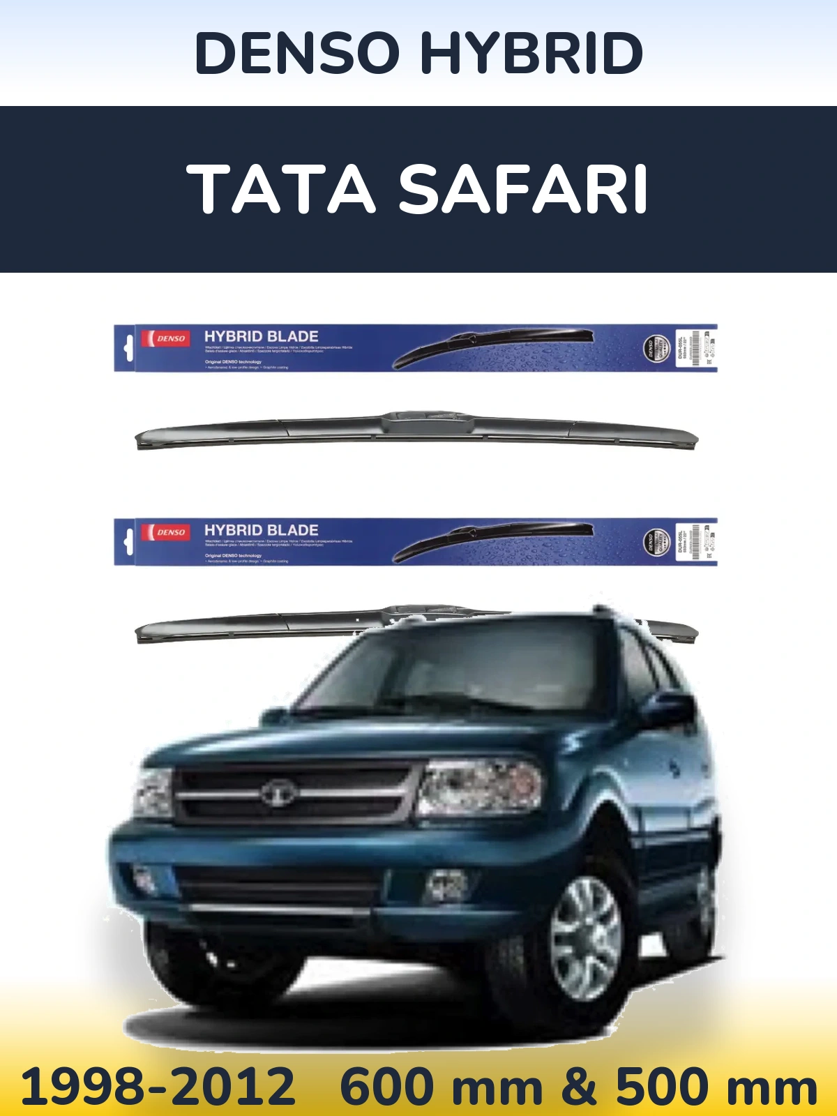 Ștergătoare Denso Hybrid pentru Tata Safari