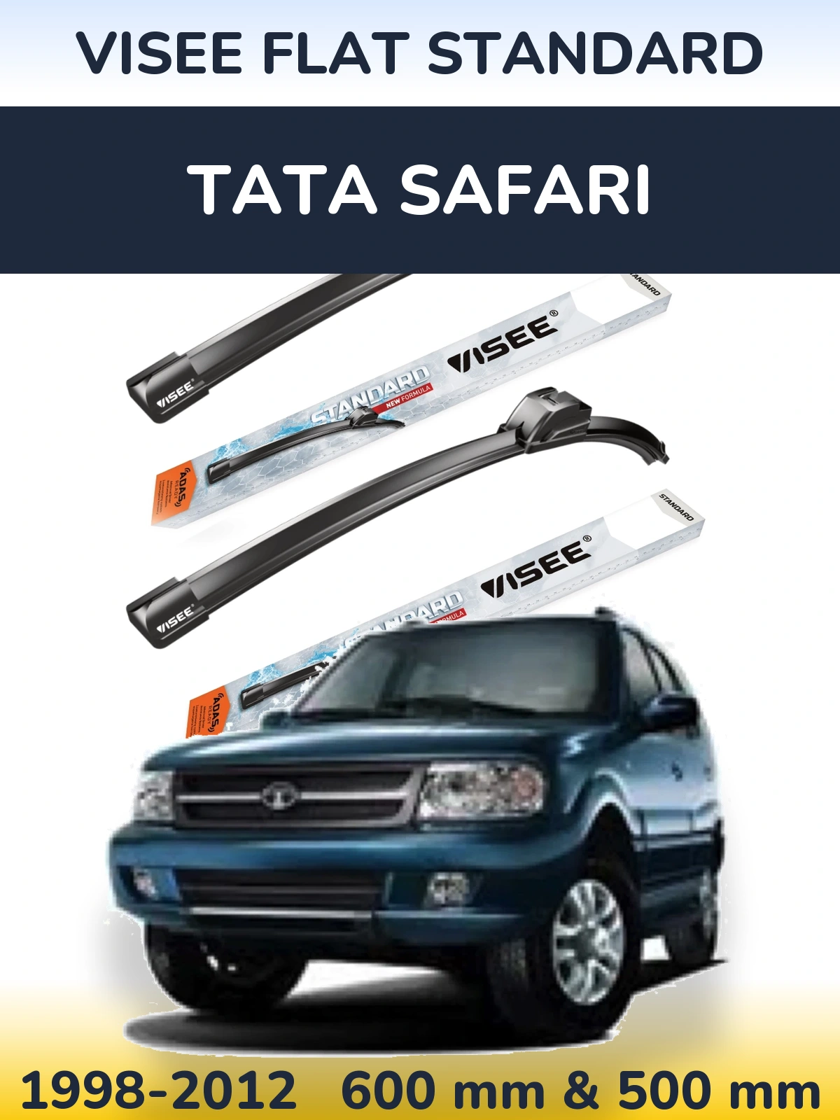 Ștergătoare VISEE FLAT STANDARD pentru Tata Safari
