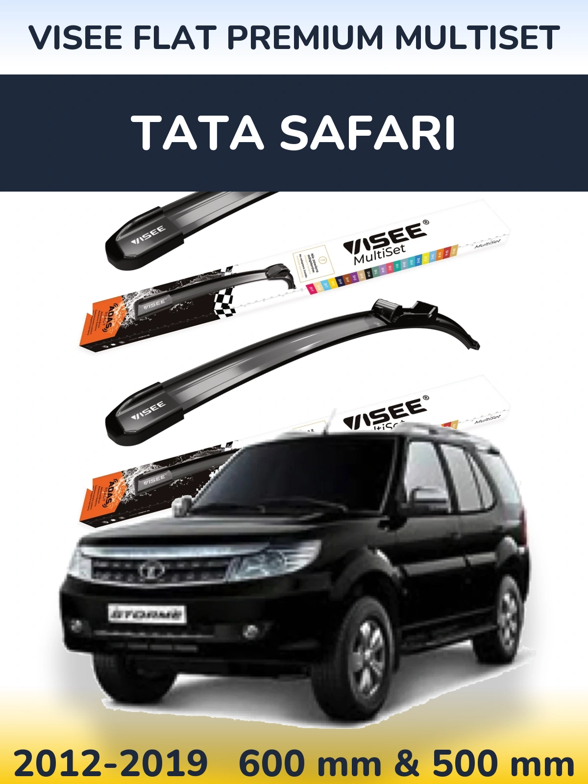 Ștergătoare VISEE FLAT PREMIUM MultiSet pentru Tata Safari