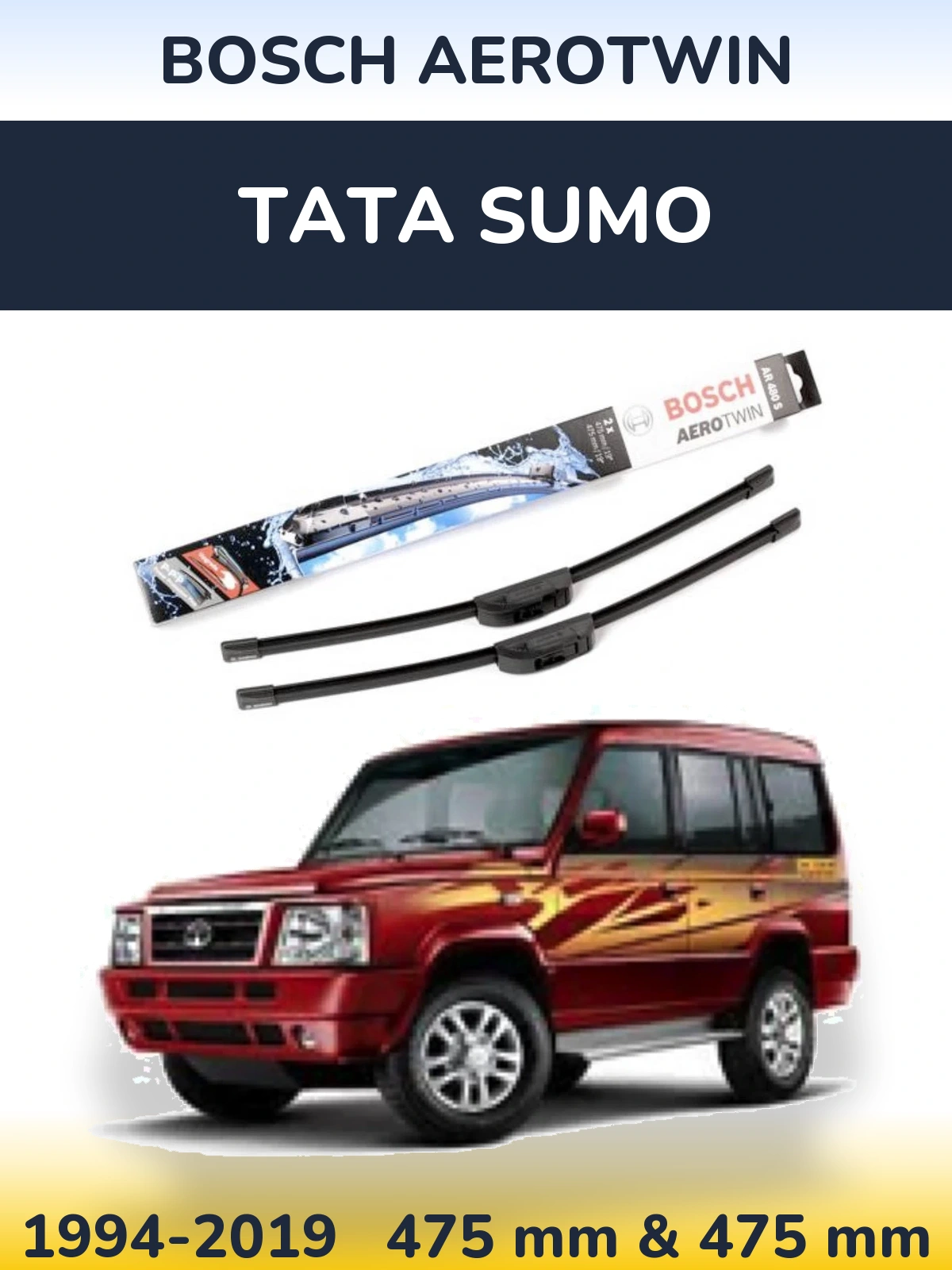 Ștergătoare BOSCH AeroTwin pentru Tata Sumo