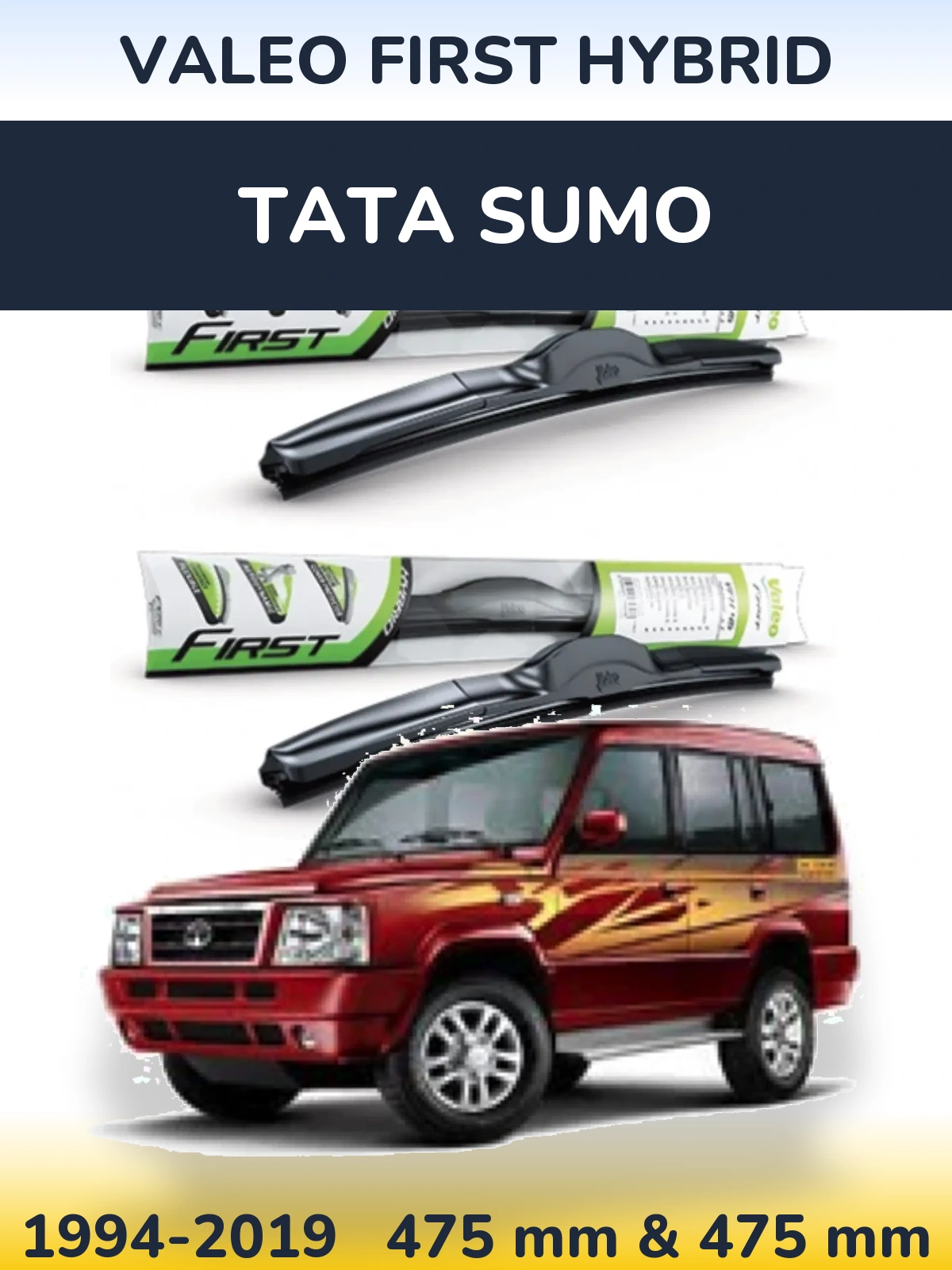 Ștergătoare Valeo First Hybrid pentru Tata Sumo