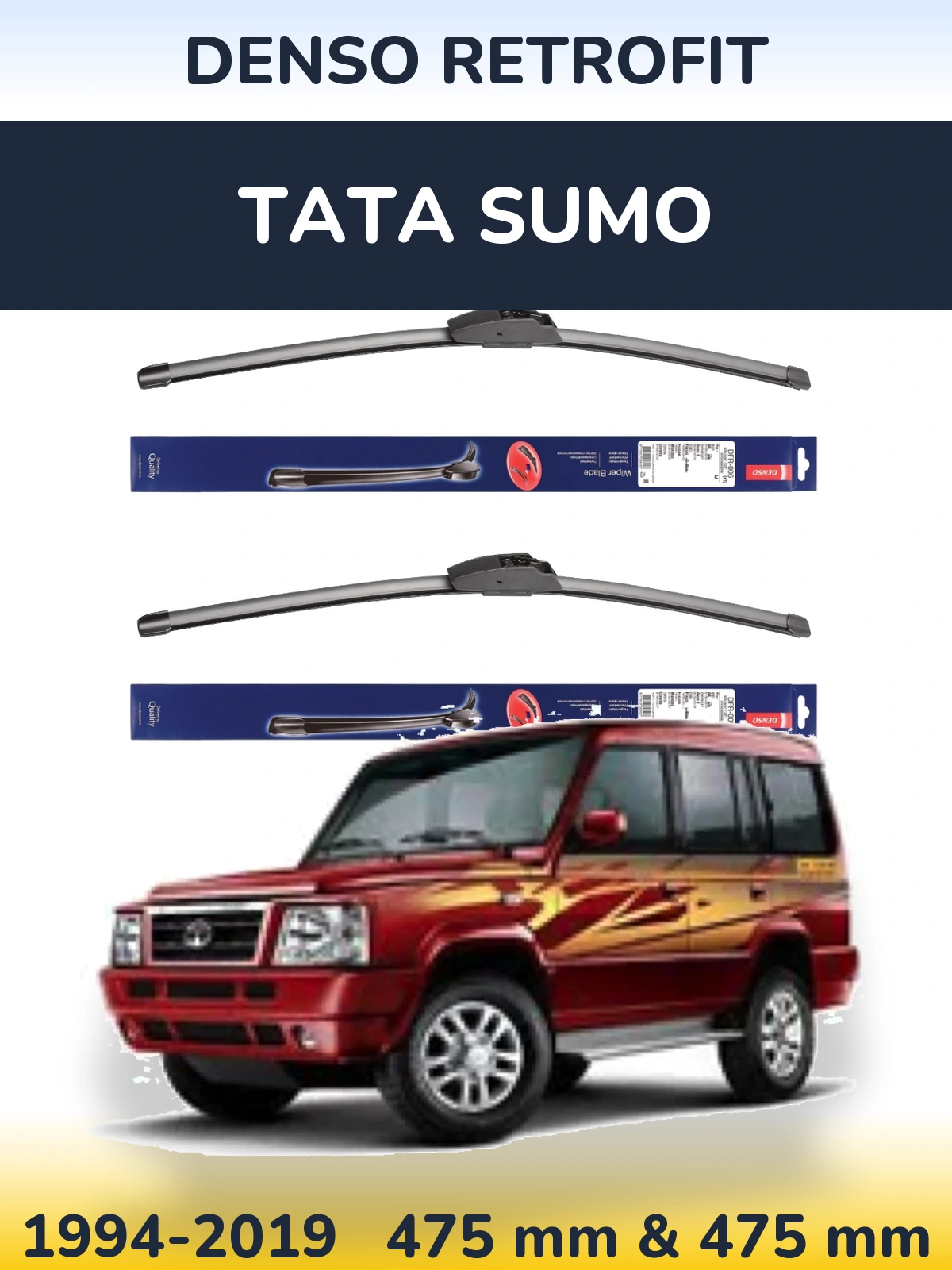 Ștergătoare Denso Retrofit pentru Tata Sumo