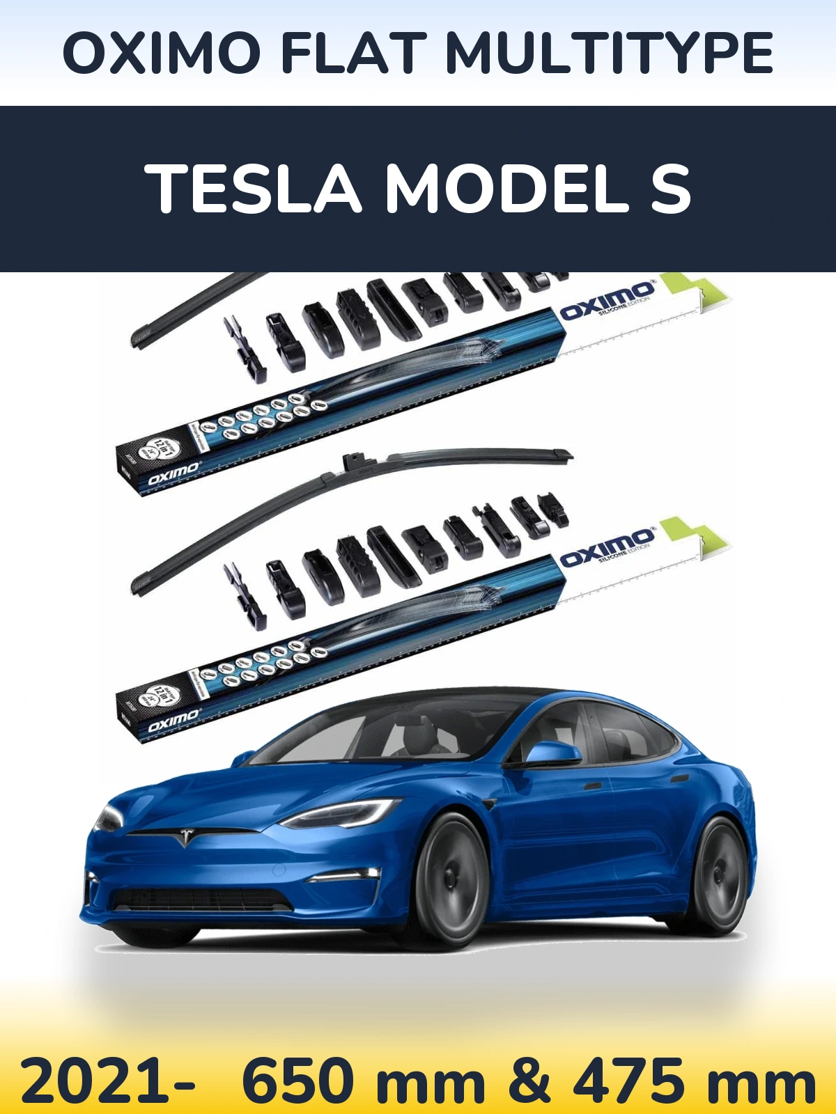 Ștergătoare Oximo Flat MultiTipe pentru Tesla Model S