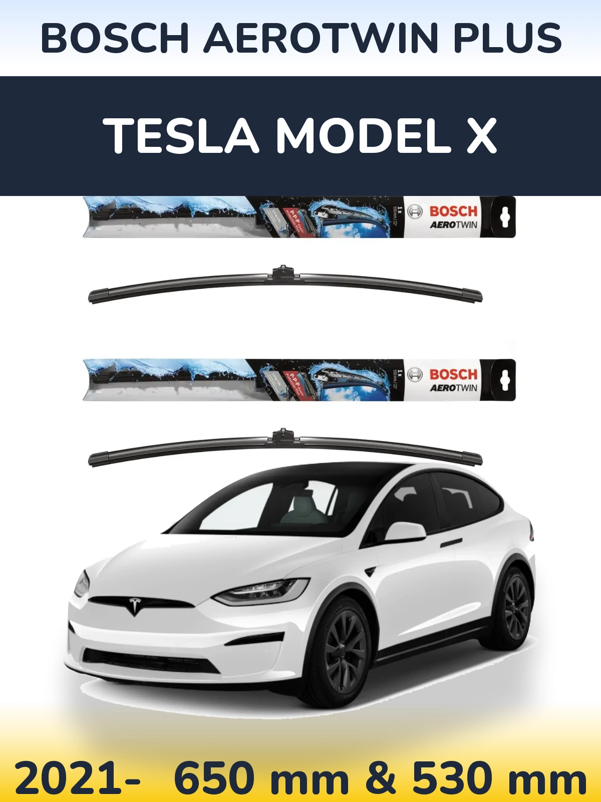 Ștergătoare BOSCH AeroTwin Plus pentru Tesla Model X