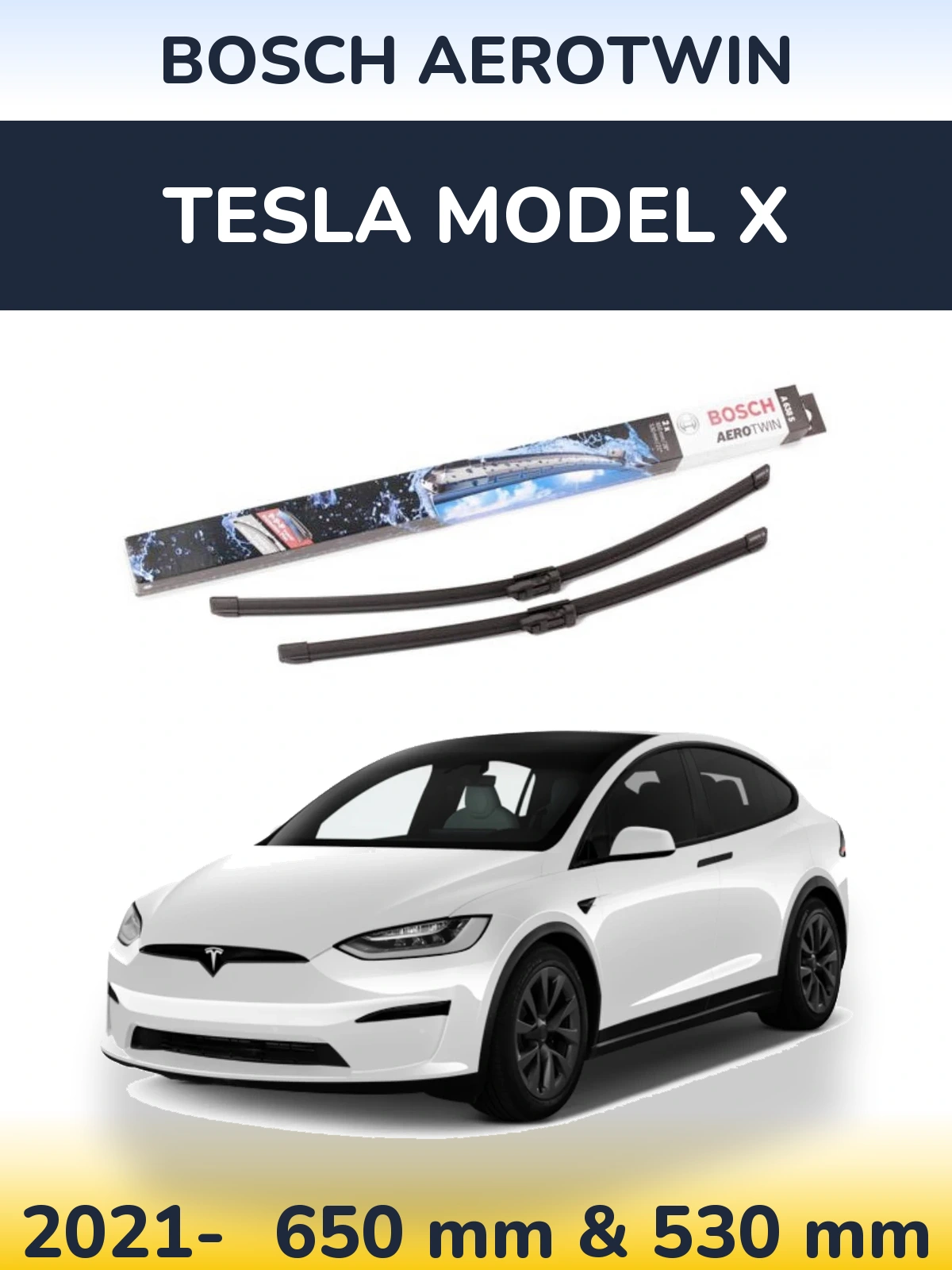 Ștergătoare BOSCH AeroTwin pentru Tesla Model X