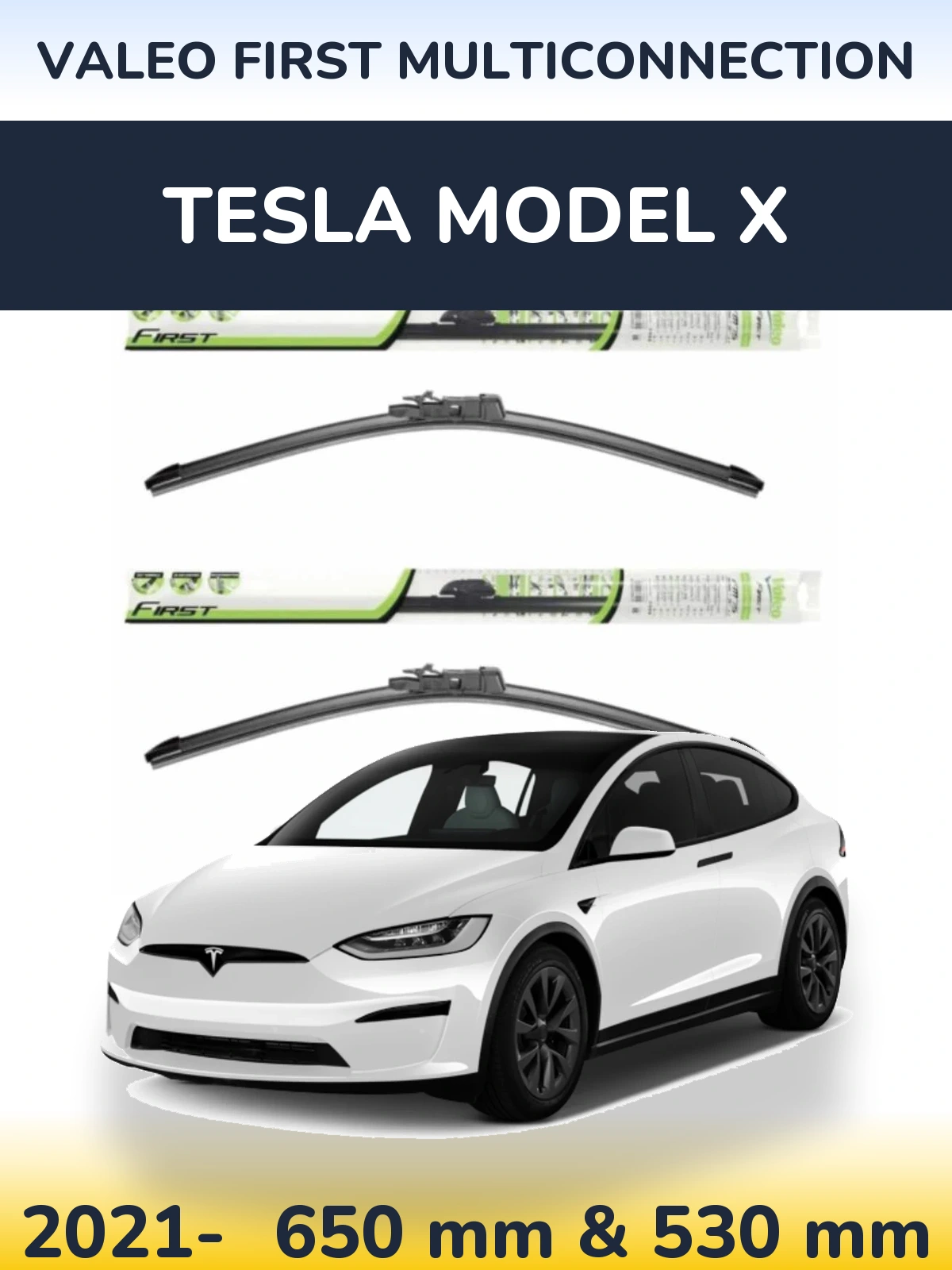 Ștergătoare Valeo First MultiConnection pentru Tesla Model X
