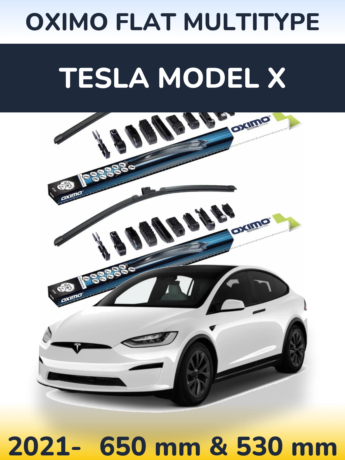 Ștergătoare Oximo Flat MultiTipe pentru Tesla Model X