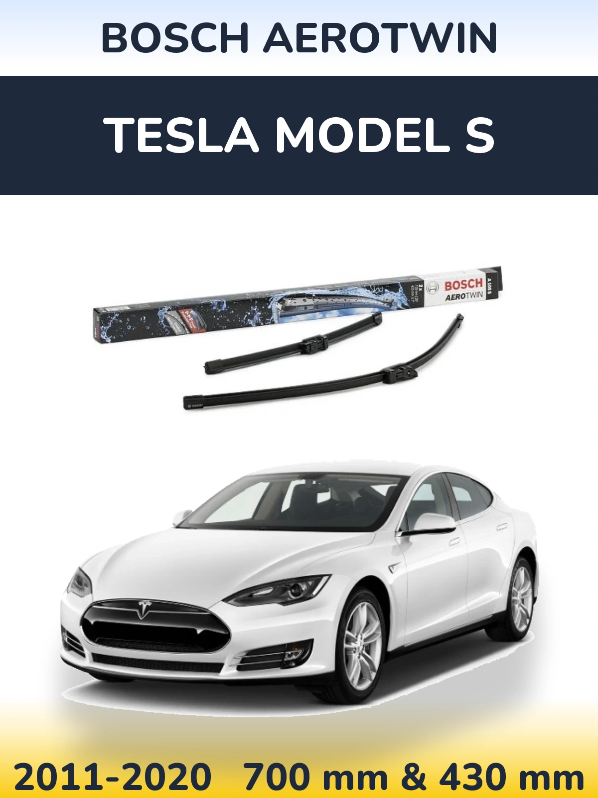 Ștergătoare BOSCH AeroTwin pentru Tesla Model S
