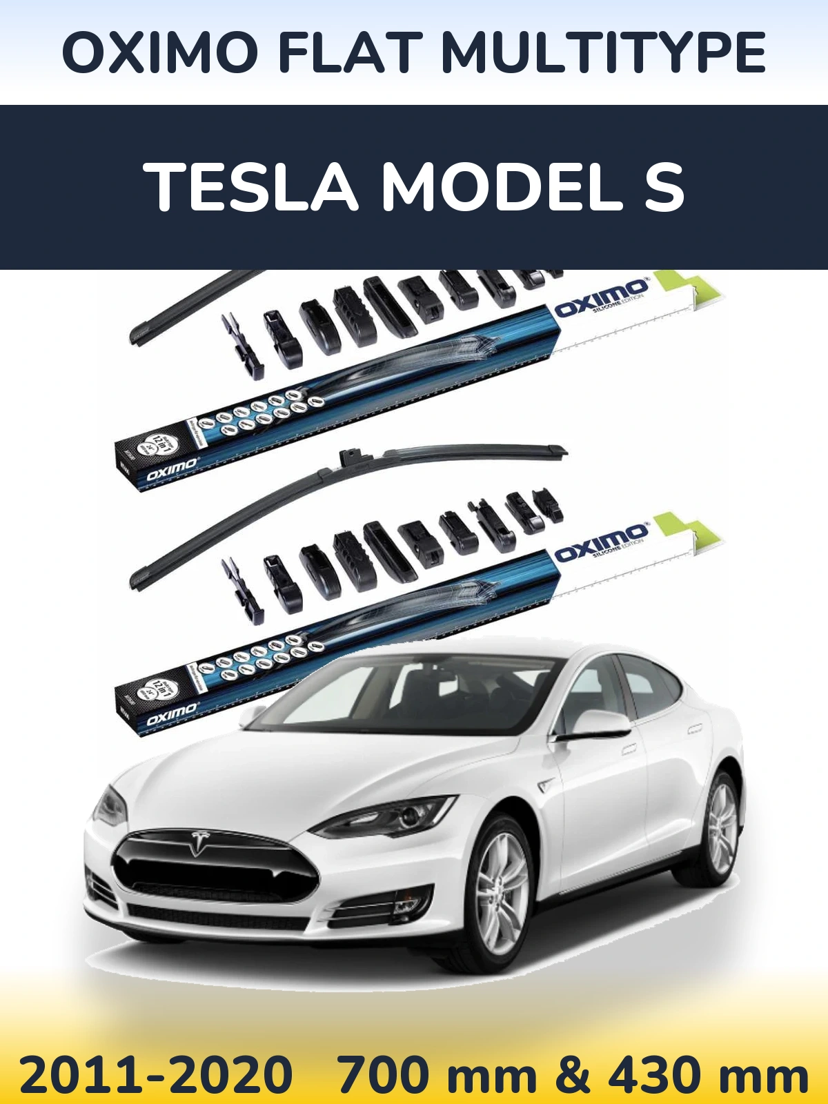 Ștergătoare Oximo Flat MultiTipe pentru Tesla Model S