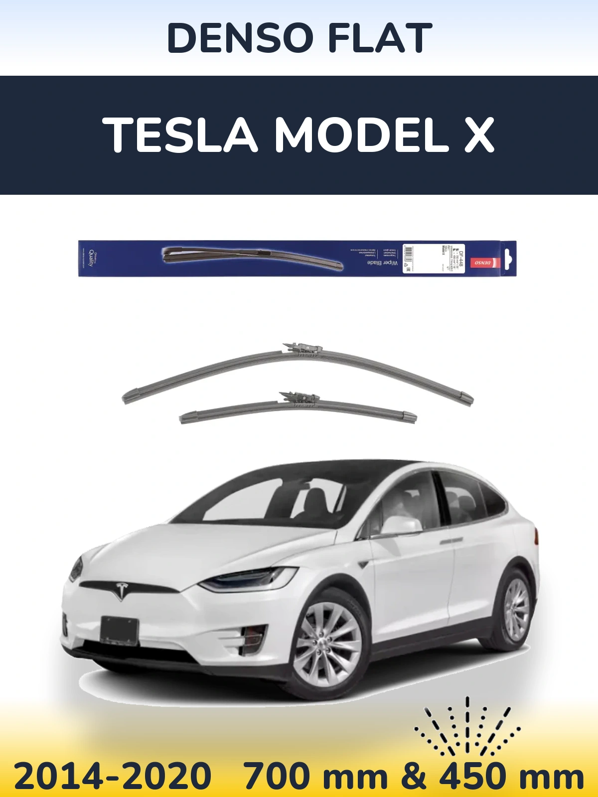 Ștergătoare Denso Flat pentru Tesla Model X