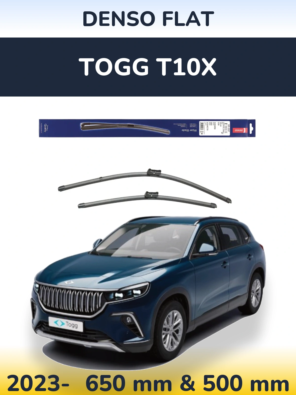 Ștergătoare Denso Flat pentru TOGG T10X