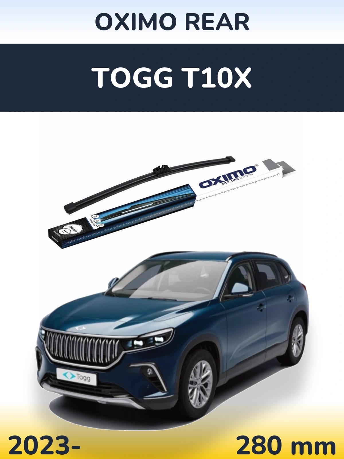 Ștergătoare Oximo Rear pentru TOGG T10X