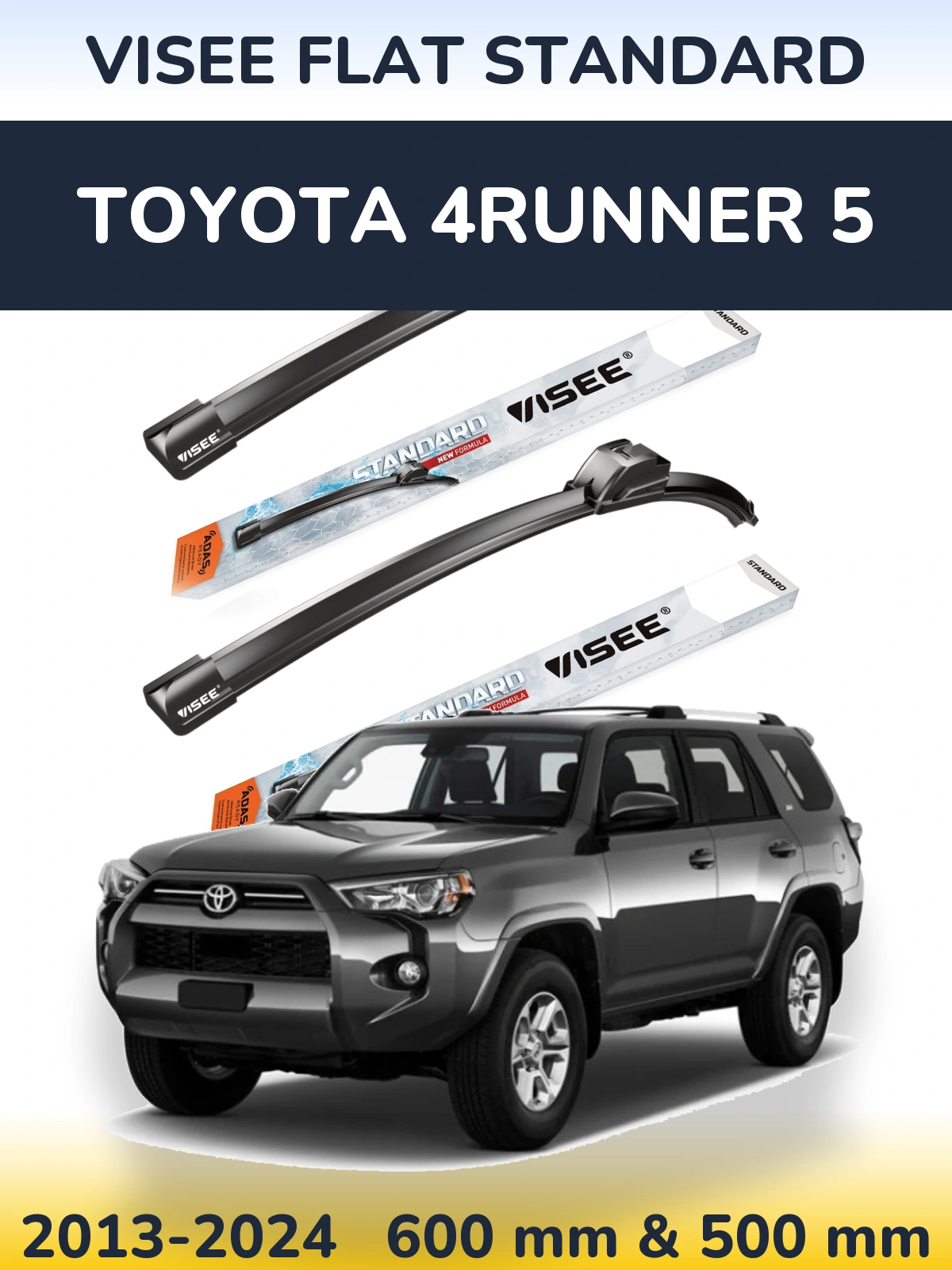 Ștergătoare VISEE FLAT STANDARD pentru Toyota 4Runner 5