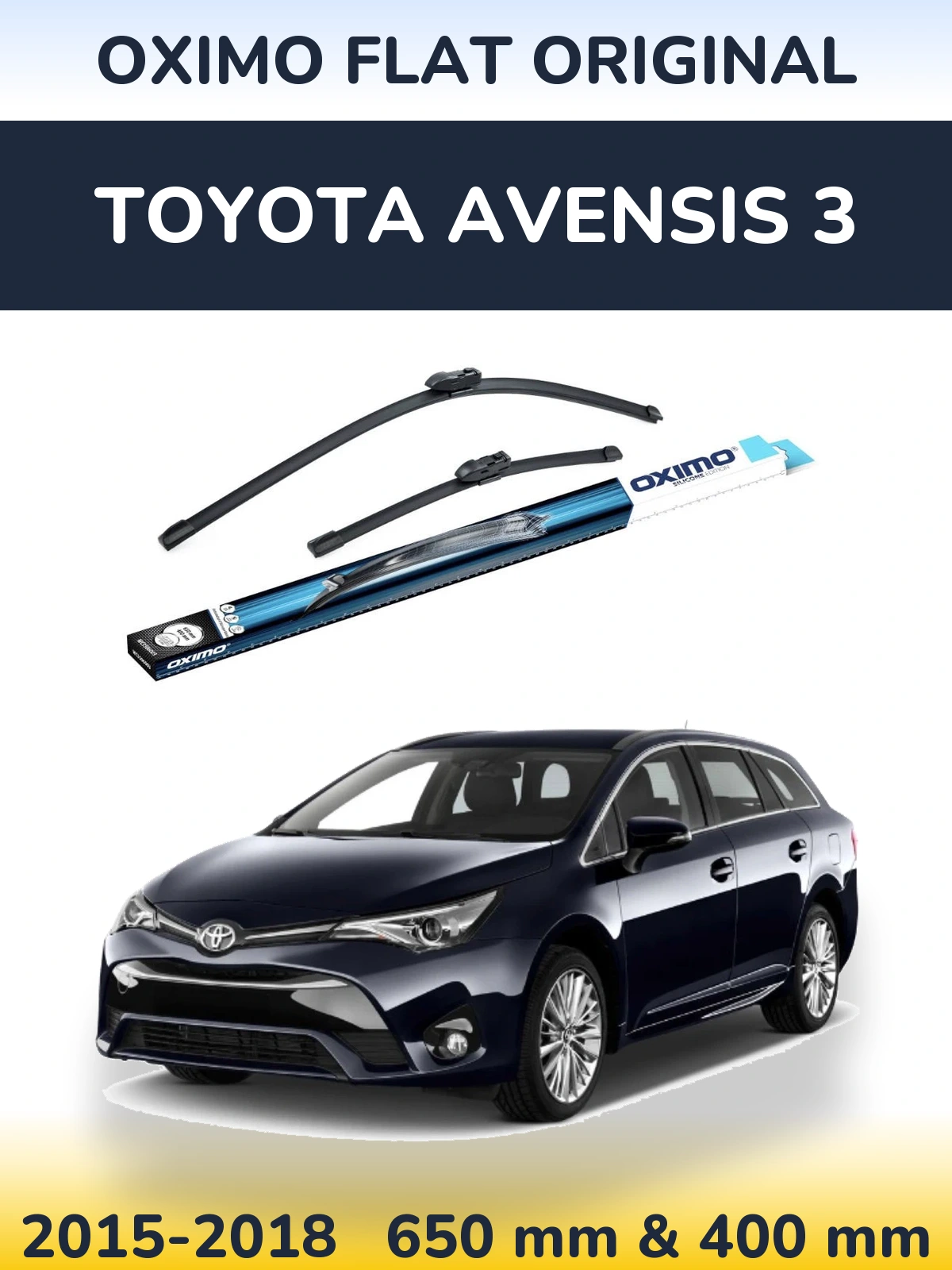Ștergătoare Oximo Flat Original pentru Toyota Avensis 3
