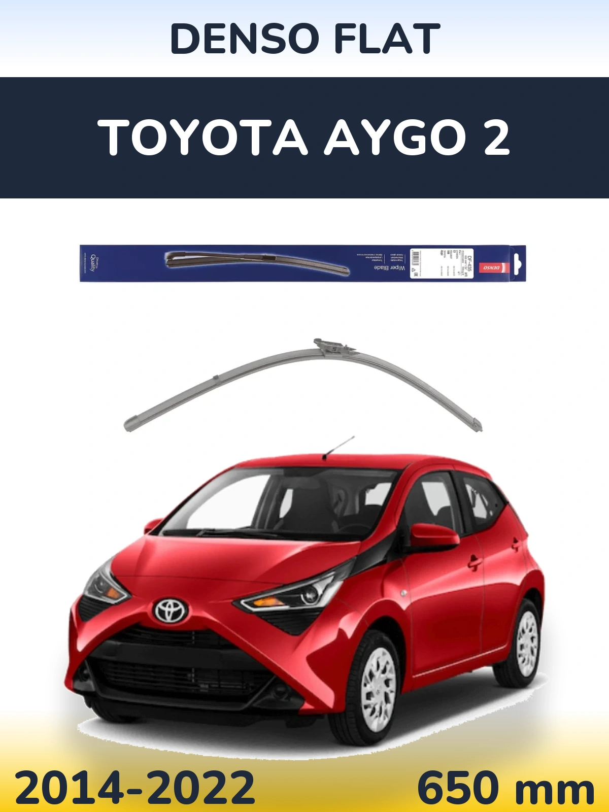 Ștergătoare Denso Flat pentru Toyota Aygo 2