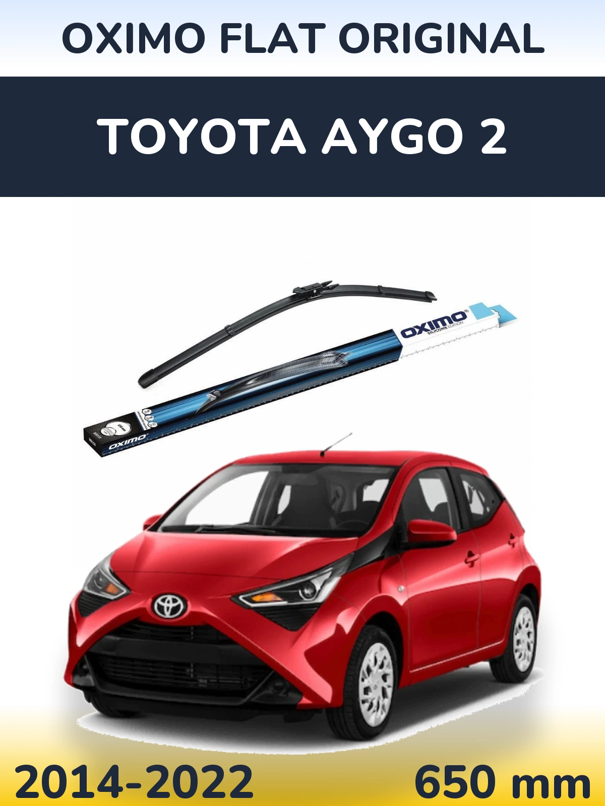 Ștergătoare Oximo Flat Original pentru Toyota Aygo 2