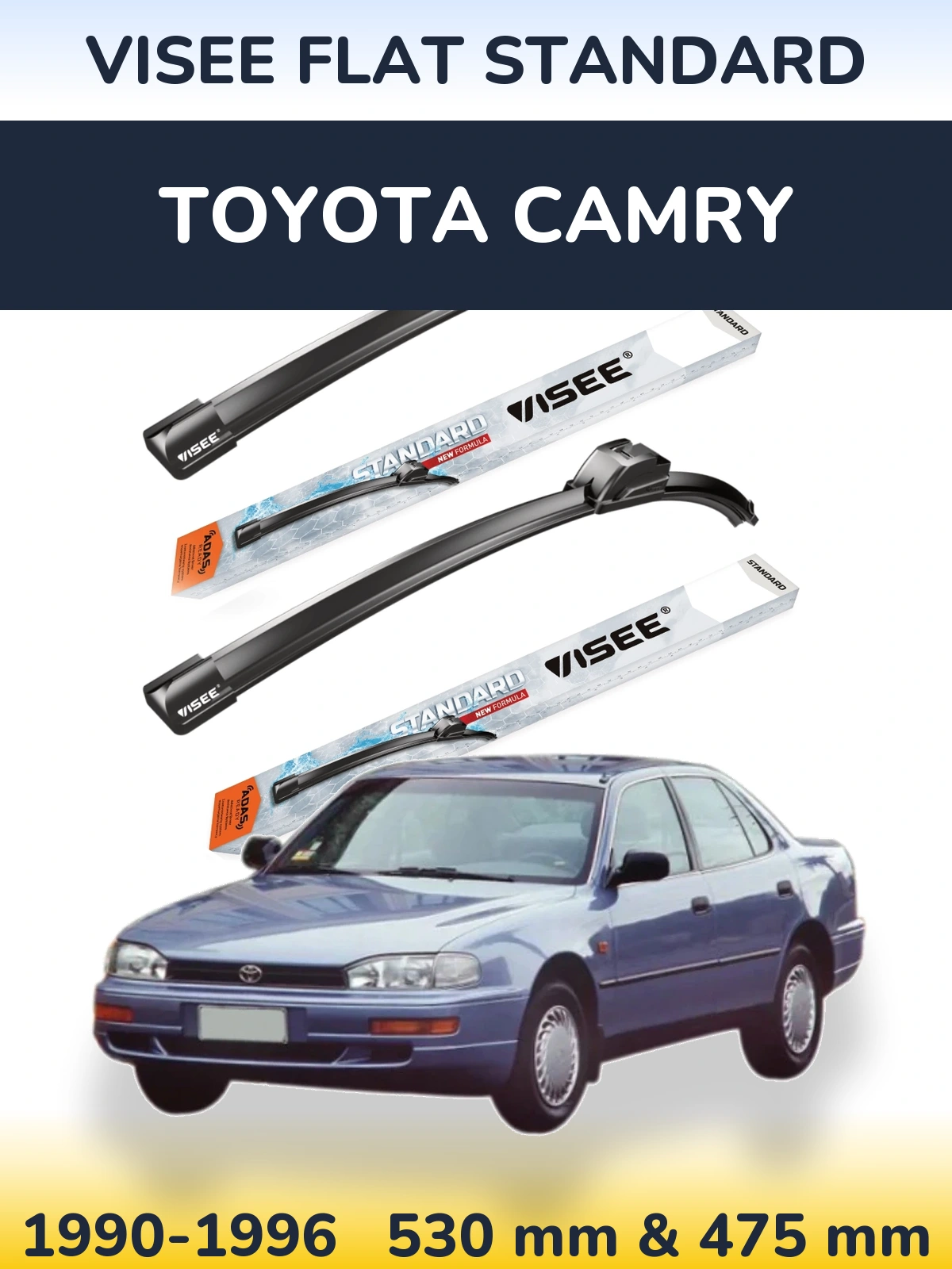 Ștergătoare VISEE FLAT STANDARD pentru Toyota Camry