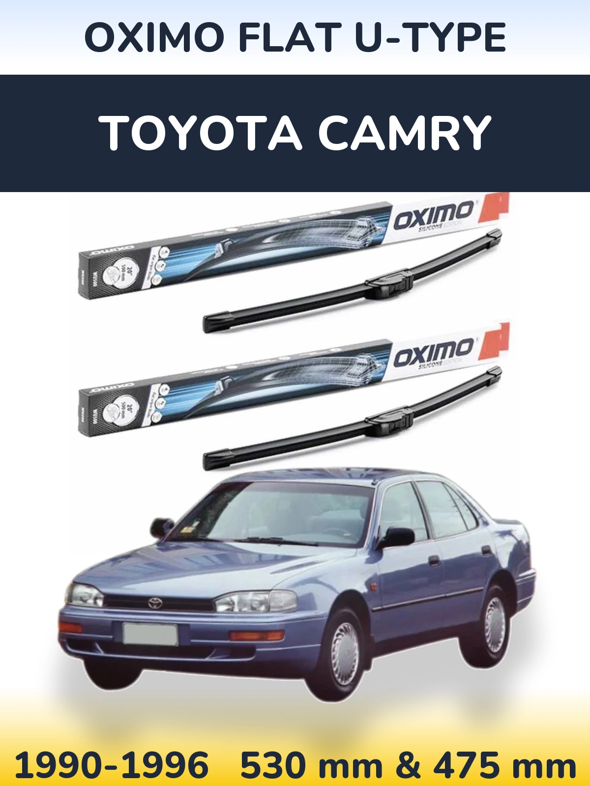 Ștergătoare Oximo Flat U-type pentru Toyota Camry