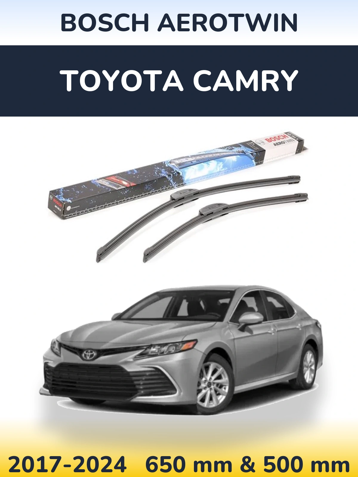 Ștergătoare BOSCH AeroTwin pentru Toyota Camry