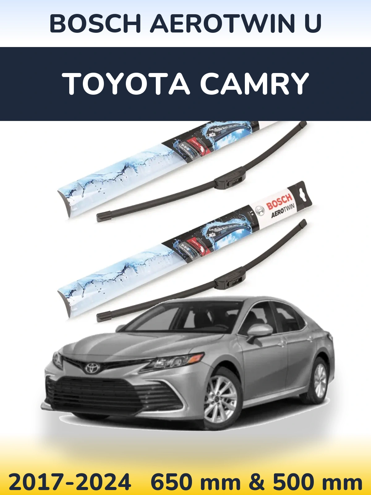 Ștergătoare BOSCH AeroTwin U pentru Toyota Camry