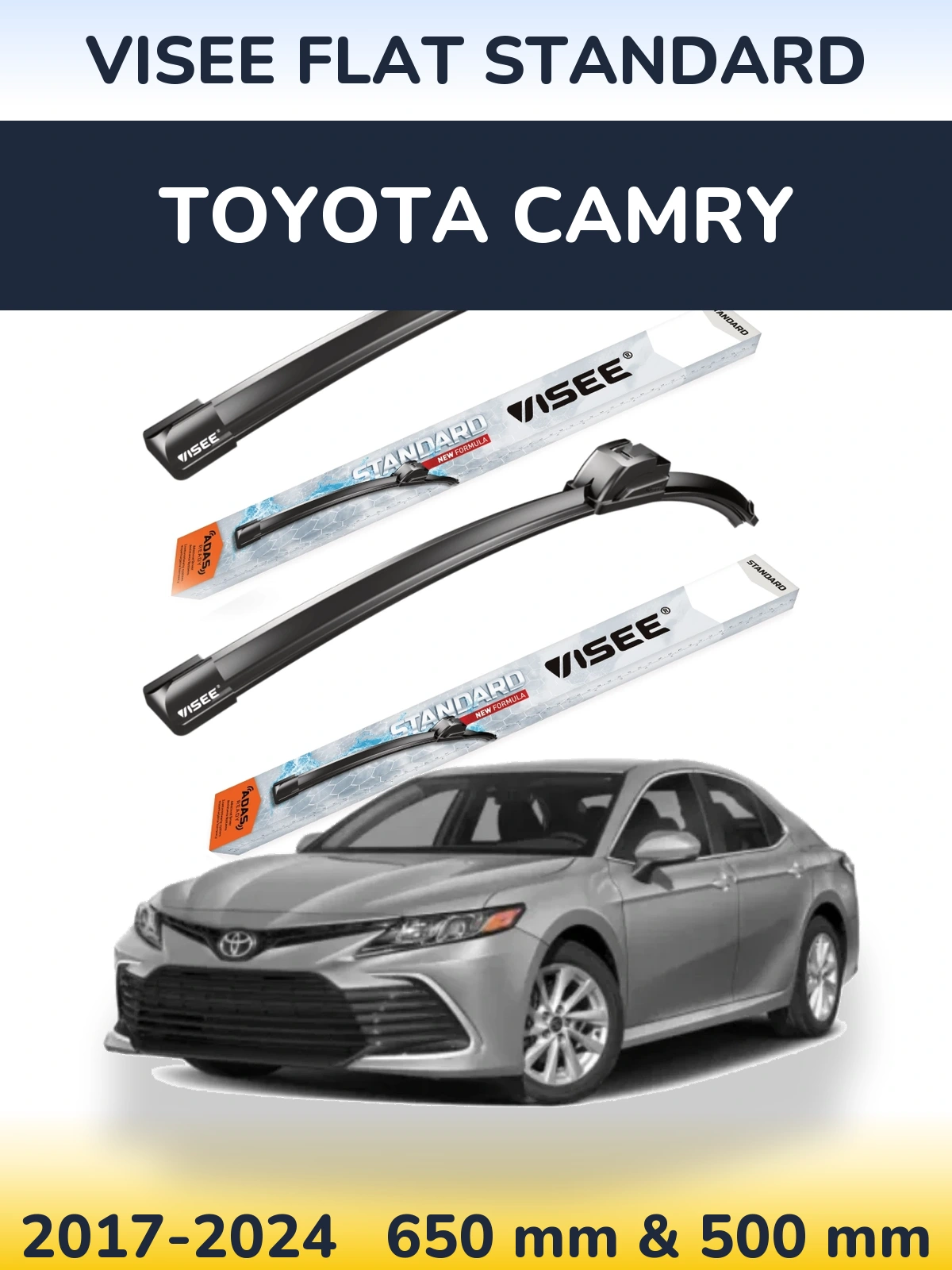 Ștergătoare VISEE FLAT STANDARD pentru Toyota Camry