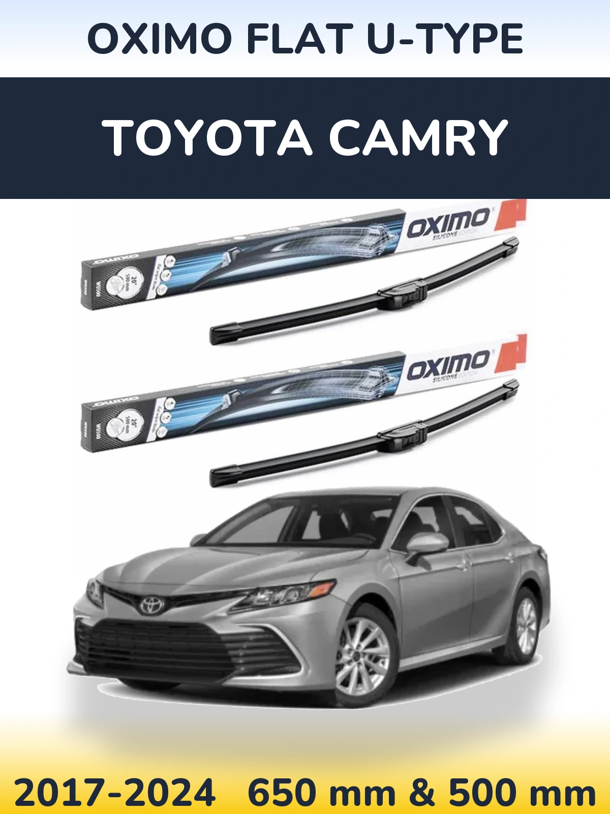 Ștergătoare Oximo Flat U-type pentru Toyota Camry