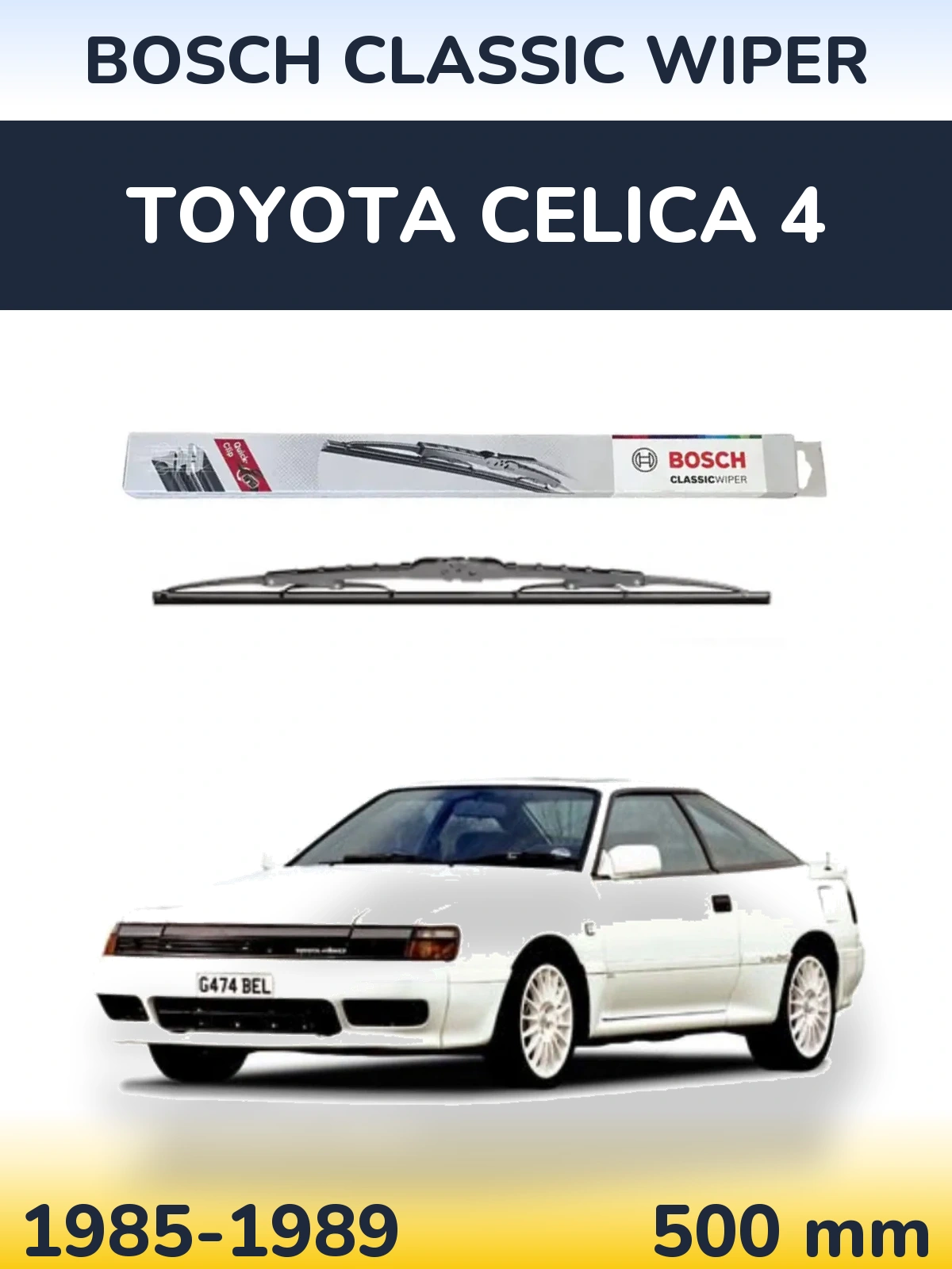 Ștergătoare BOSCH Classic Wiper pentru Toyota Celica 4