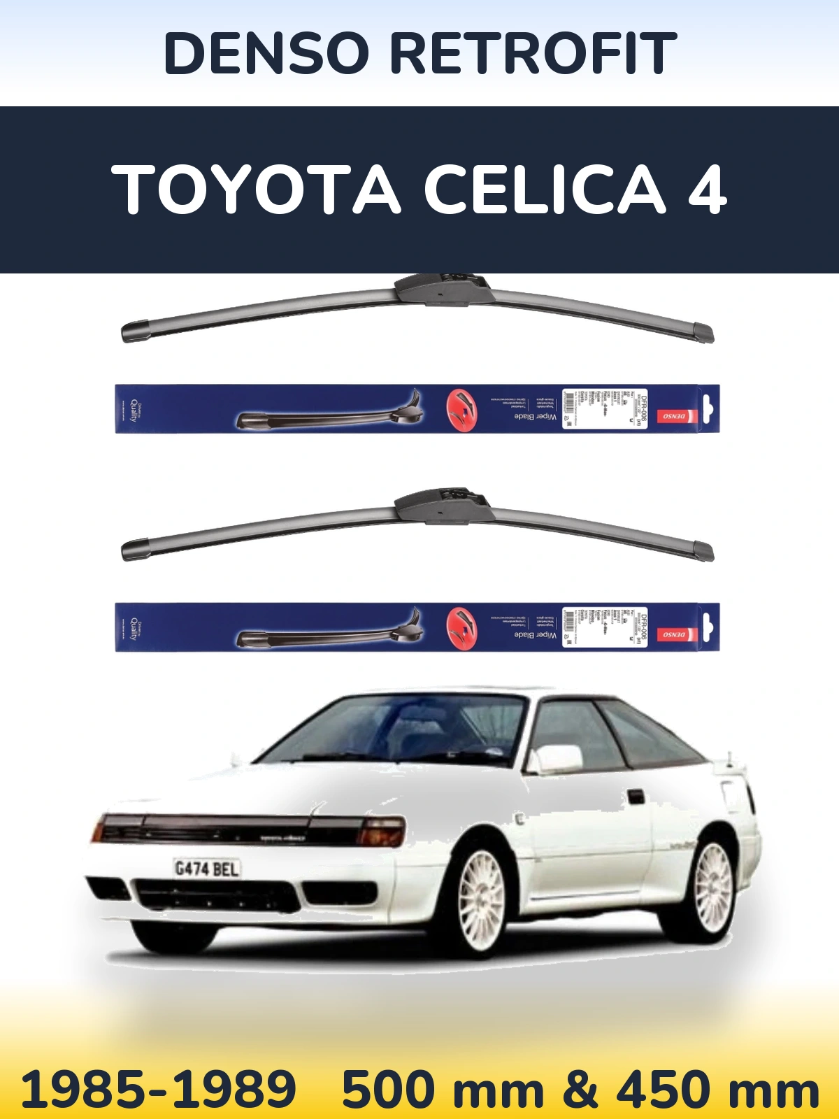 Ștergătoare Denso Retrofit pentru Toyota Celica 4